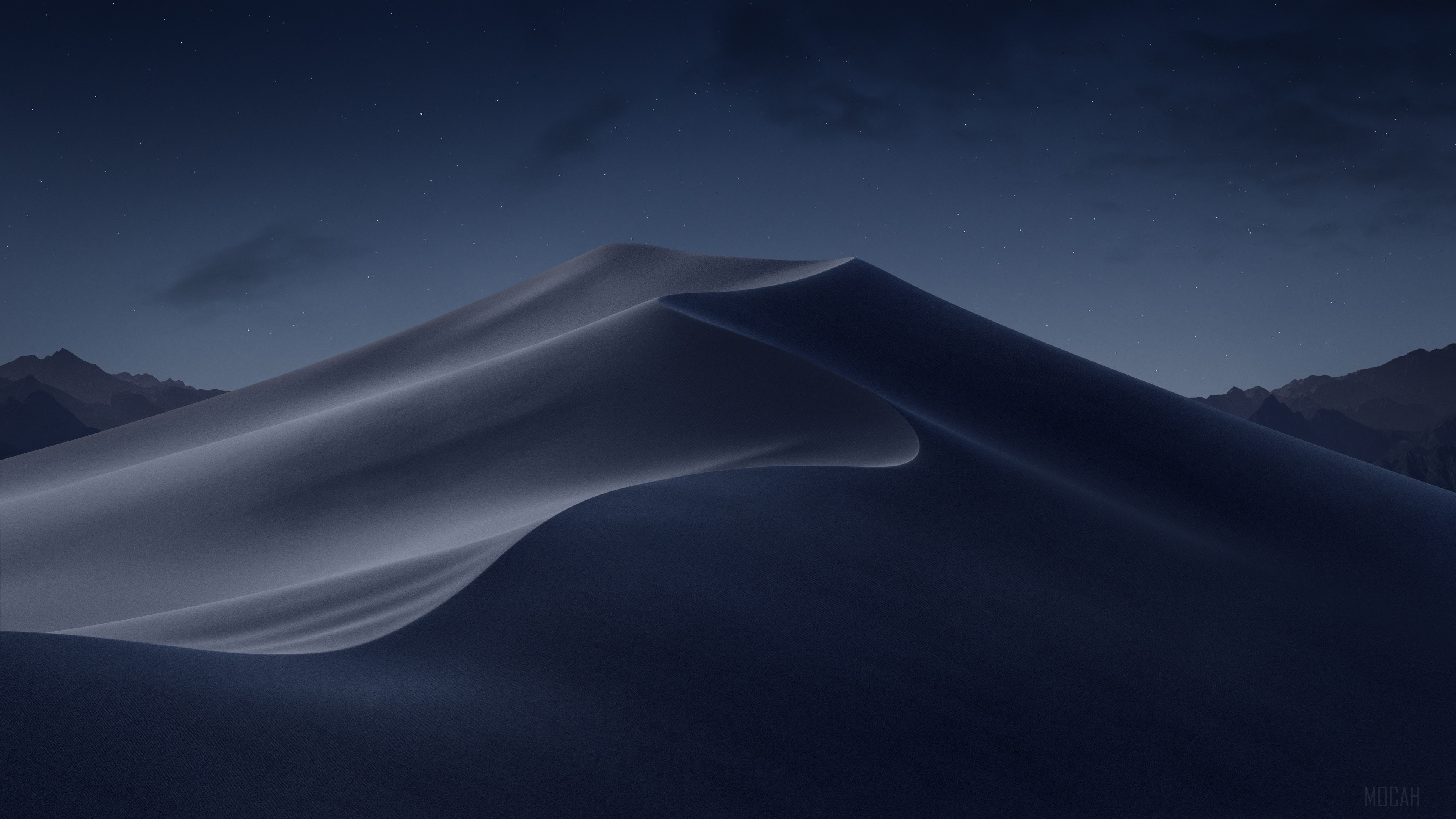Desert, Dune, Nature, Night, Sand 4k Gallery HD Wallpaper