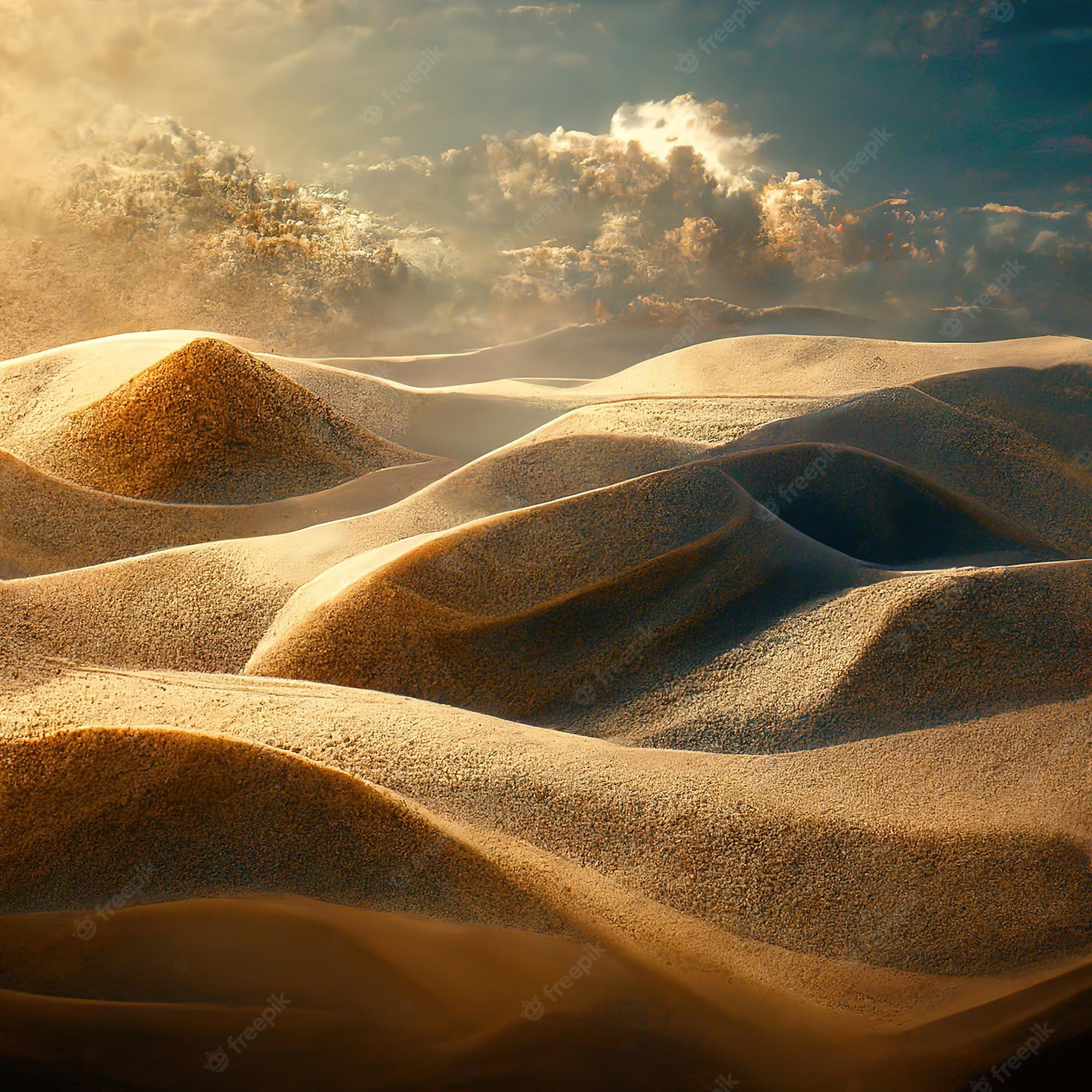 Premium Photo. Sand dunes background