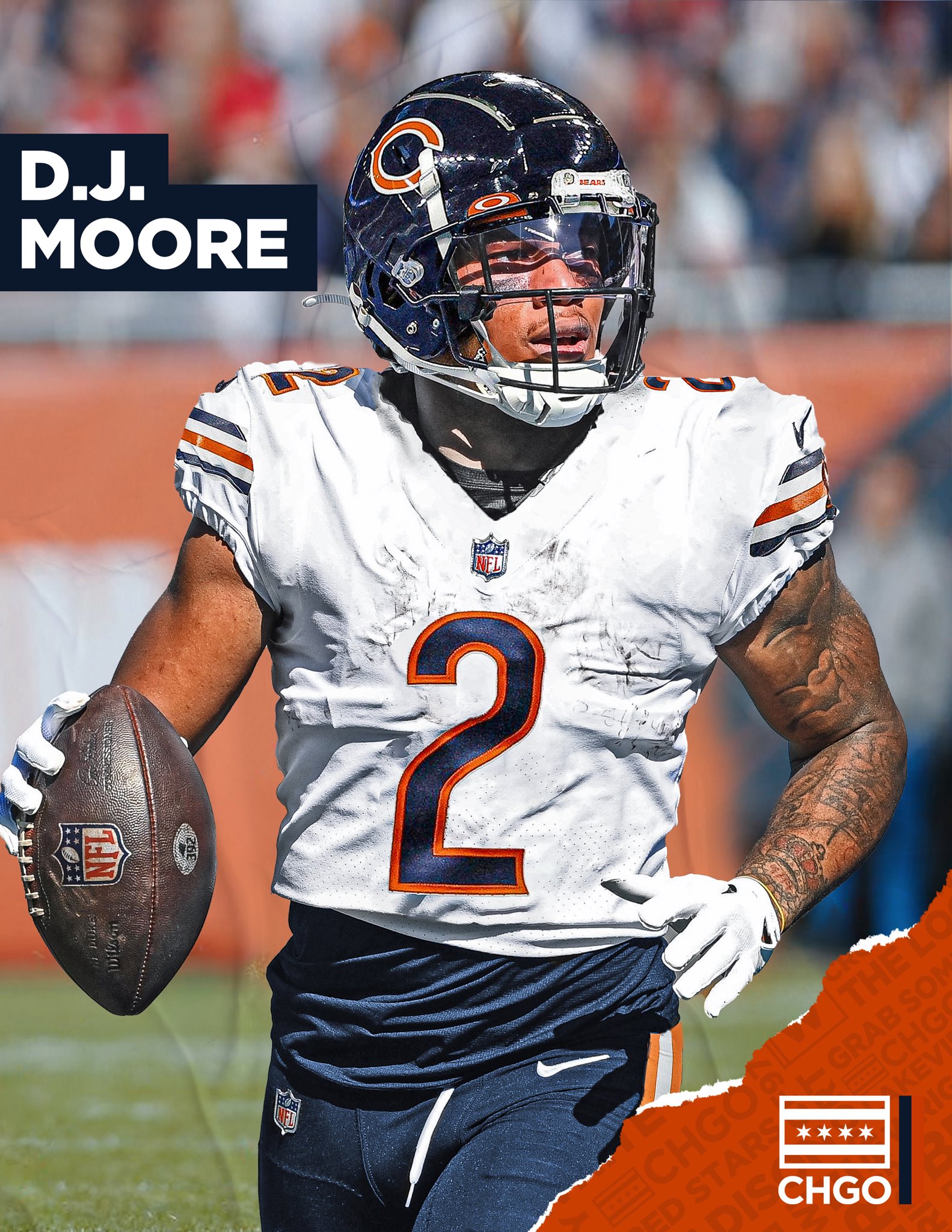 CHGO Bears to Chicago, #DaBears