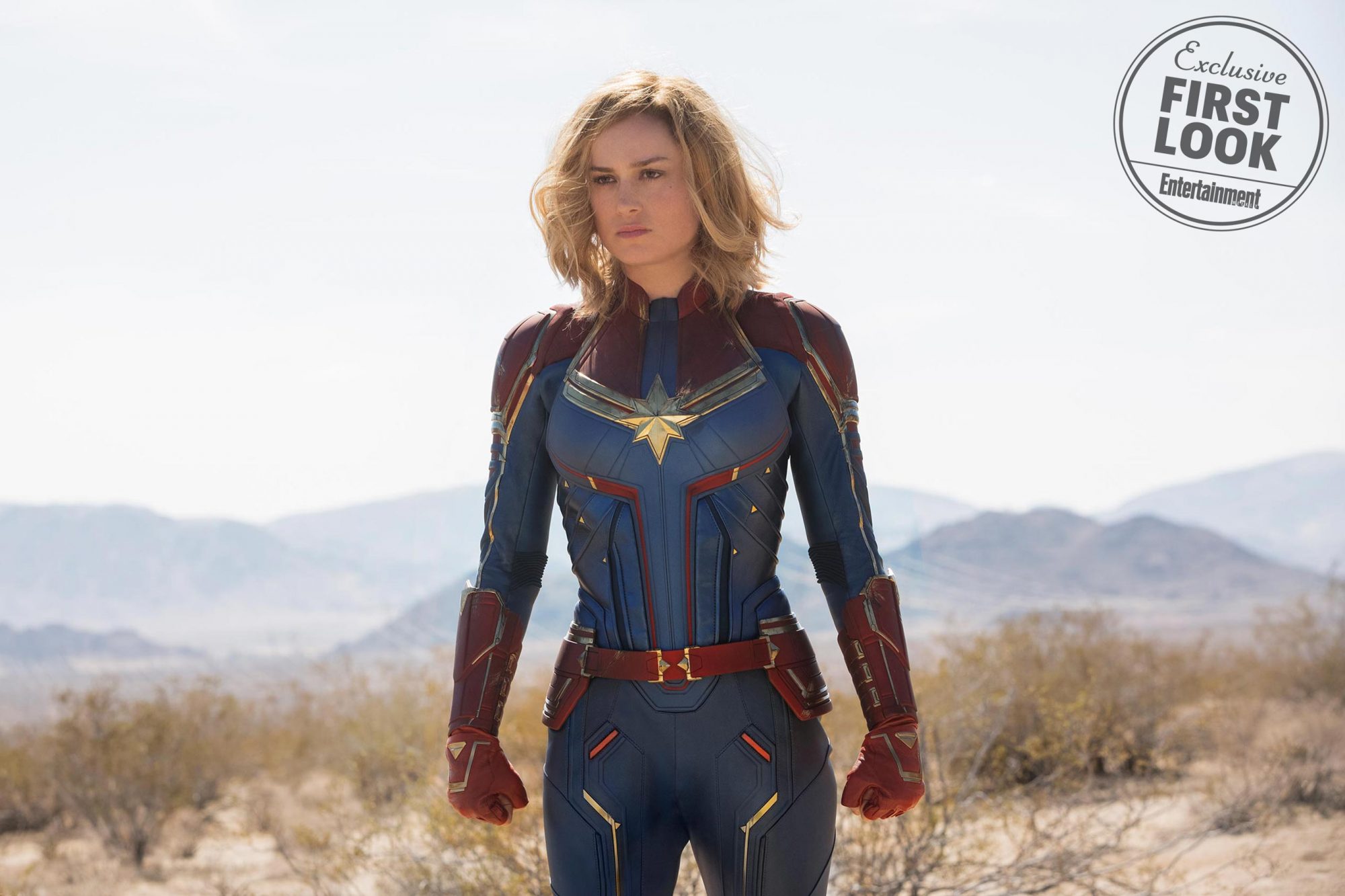 Captain Marvel: See Brie Larson, Samuel L. Jackson, Jude Law in exclusive new photo