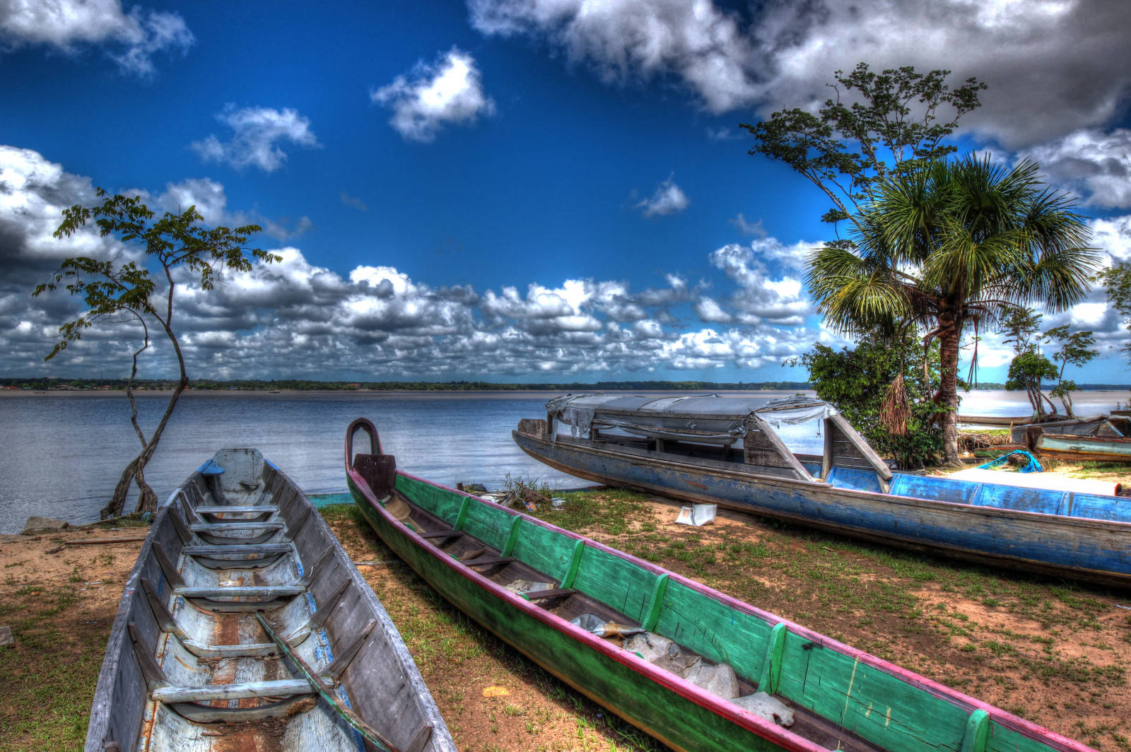 Download French Guiana Boats Wallpaper