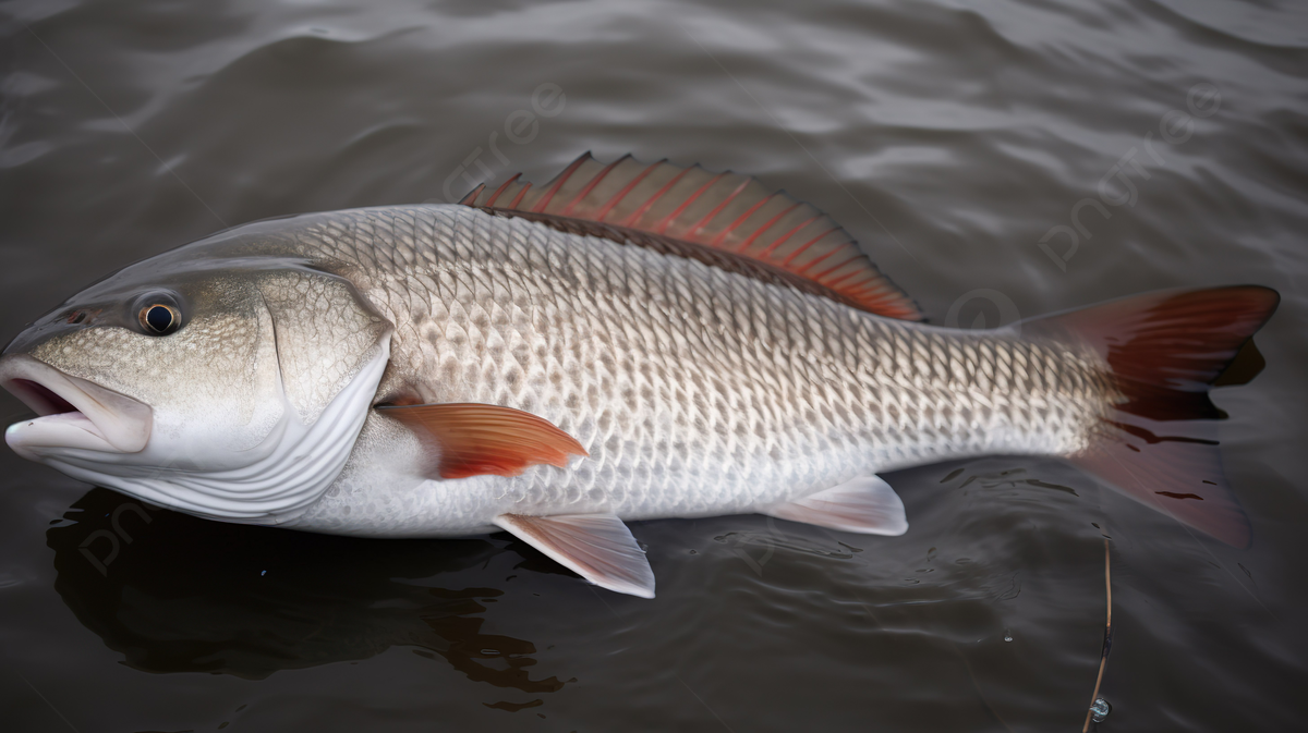 The Redfish Is Resting In The Water Background, Red Drum Picture Background Image And Wallpaper for Free Download