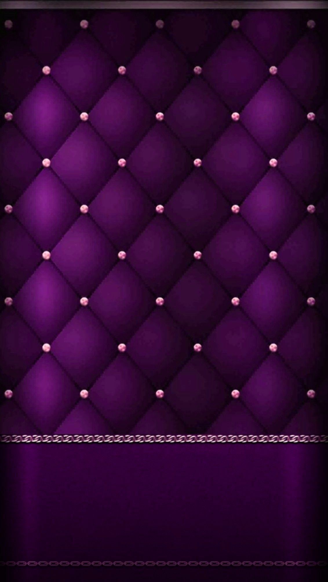 Plum and Silver Wallpaper