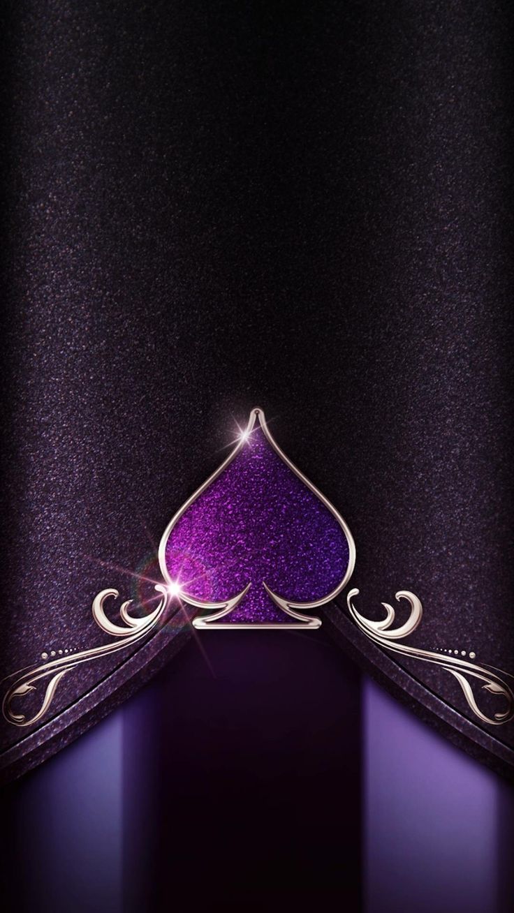 Spade iPhone case. Purple wallpaper, Pretty phone wallpaper, Purple iphone case