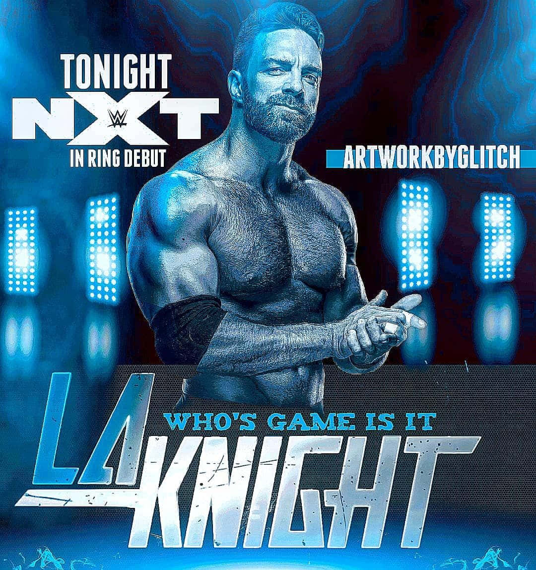 Download La Knight Dominating in the WWE NXT Ring Wallpaper