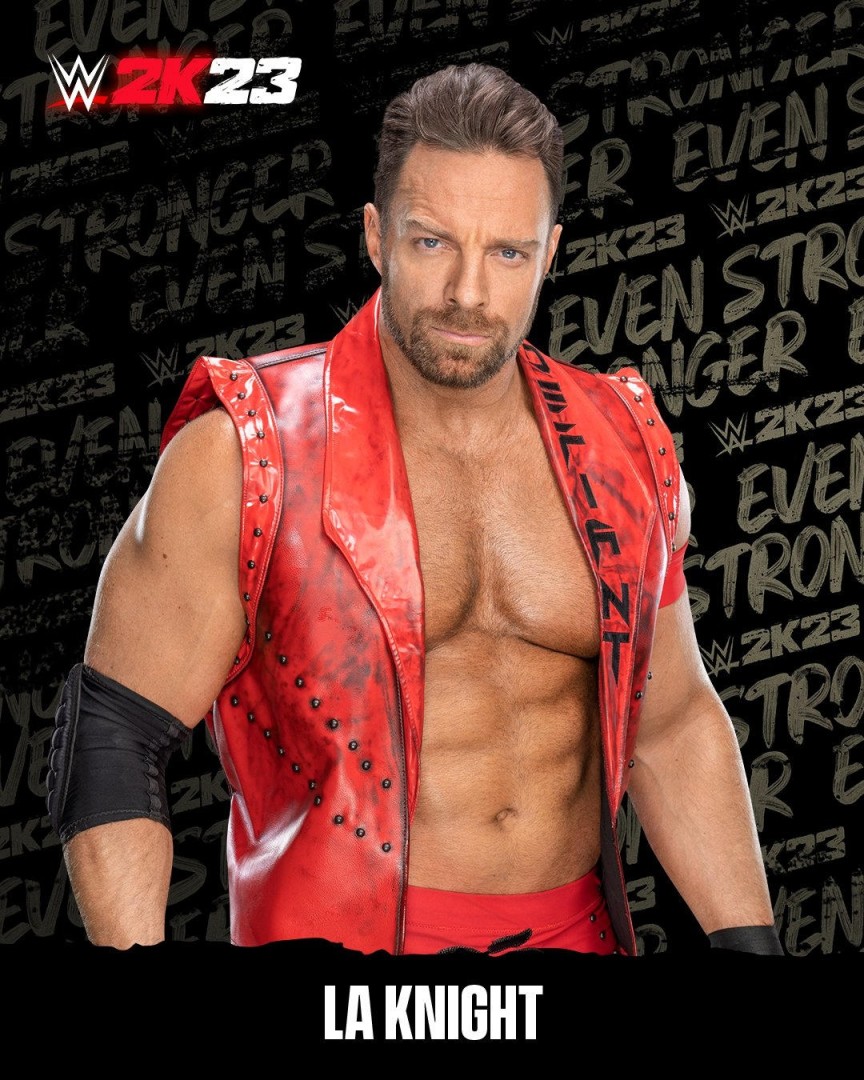 LA Knight. WWE 2K23 Roster
