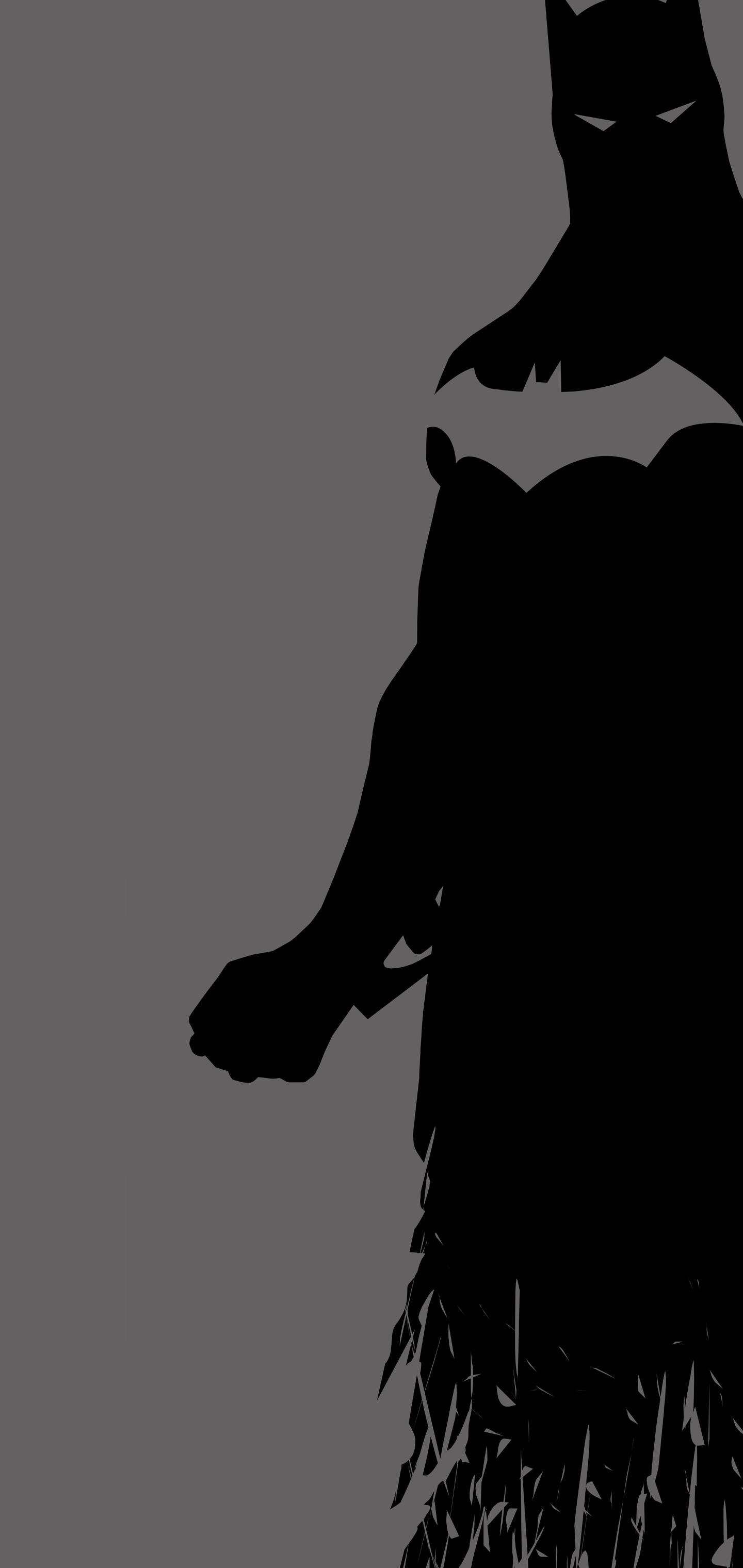 Minimalistic Batman By Aymms16 Galaxy S10 Hole Punch Wallpaper