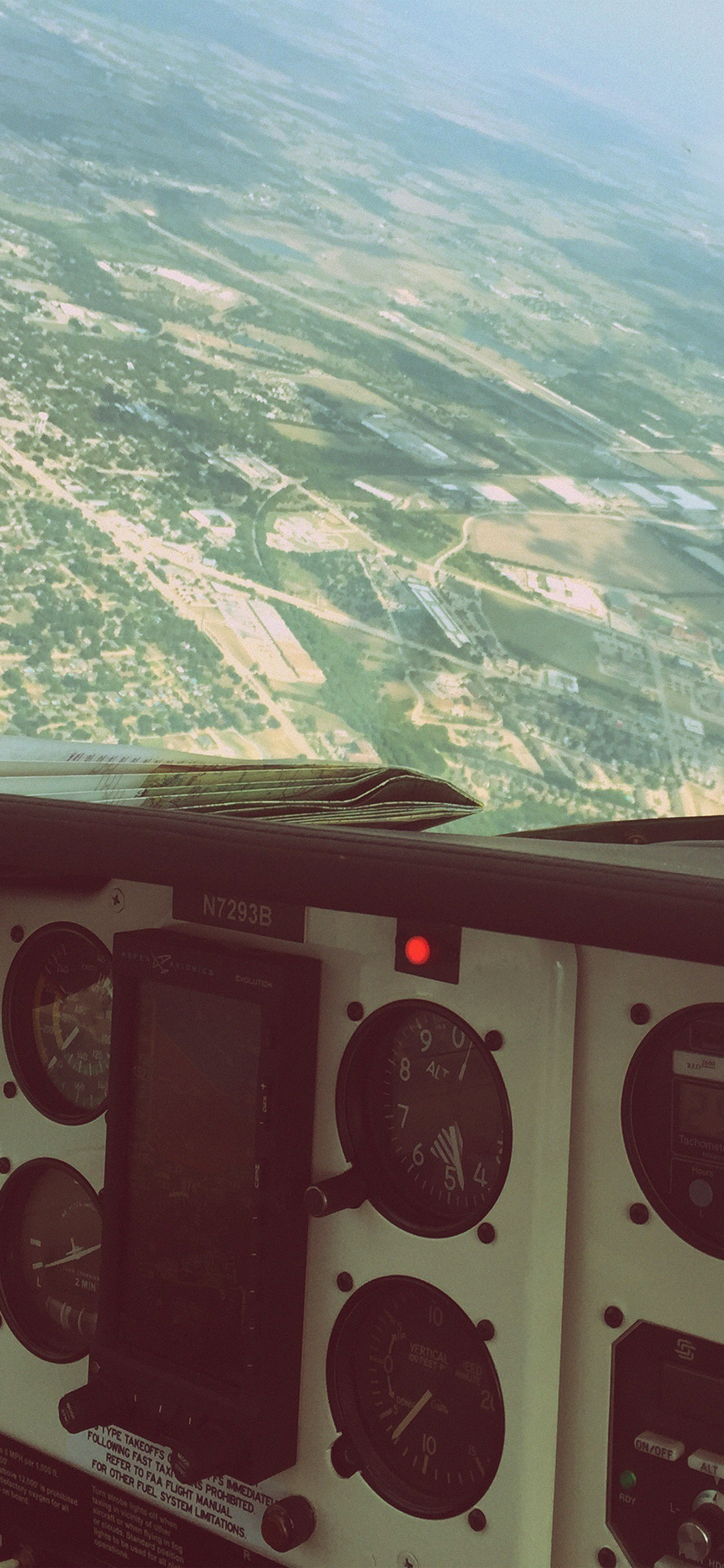 iPhone X wallpaper. fly earthview plane nature