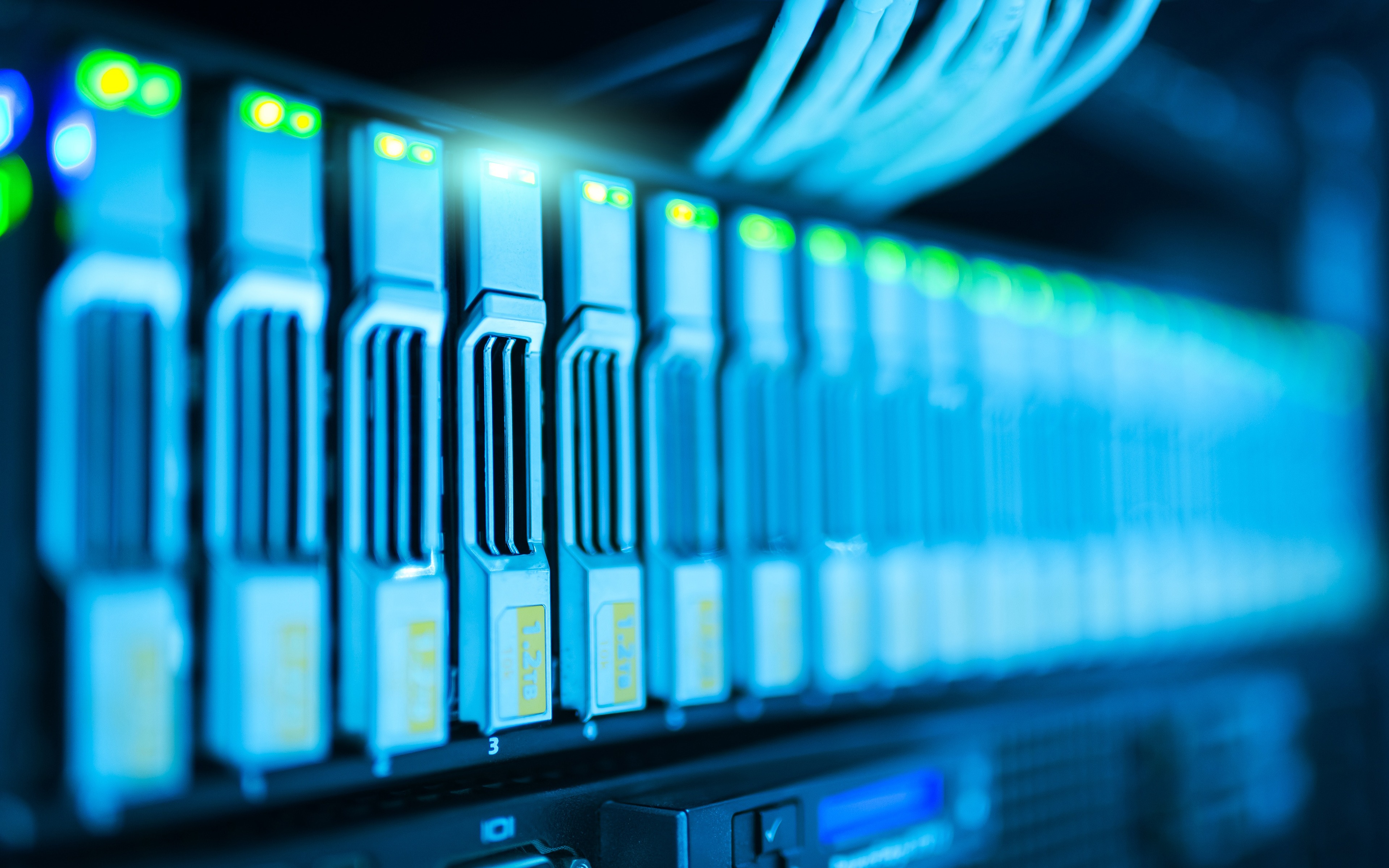 Bandwidth Computer Network Signal Light Closeup
