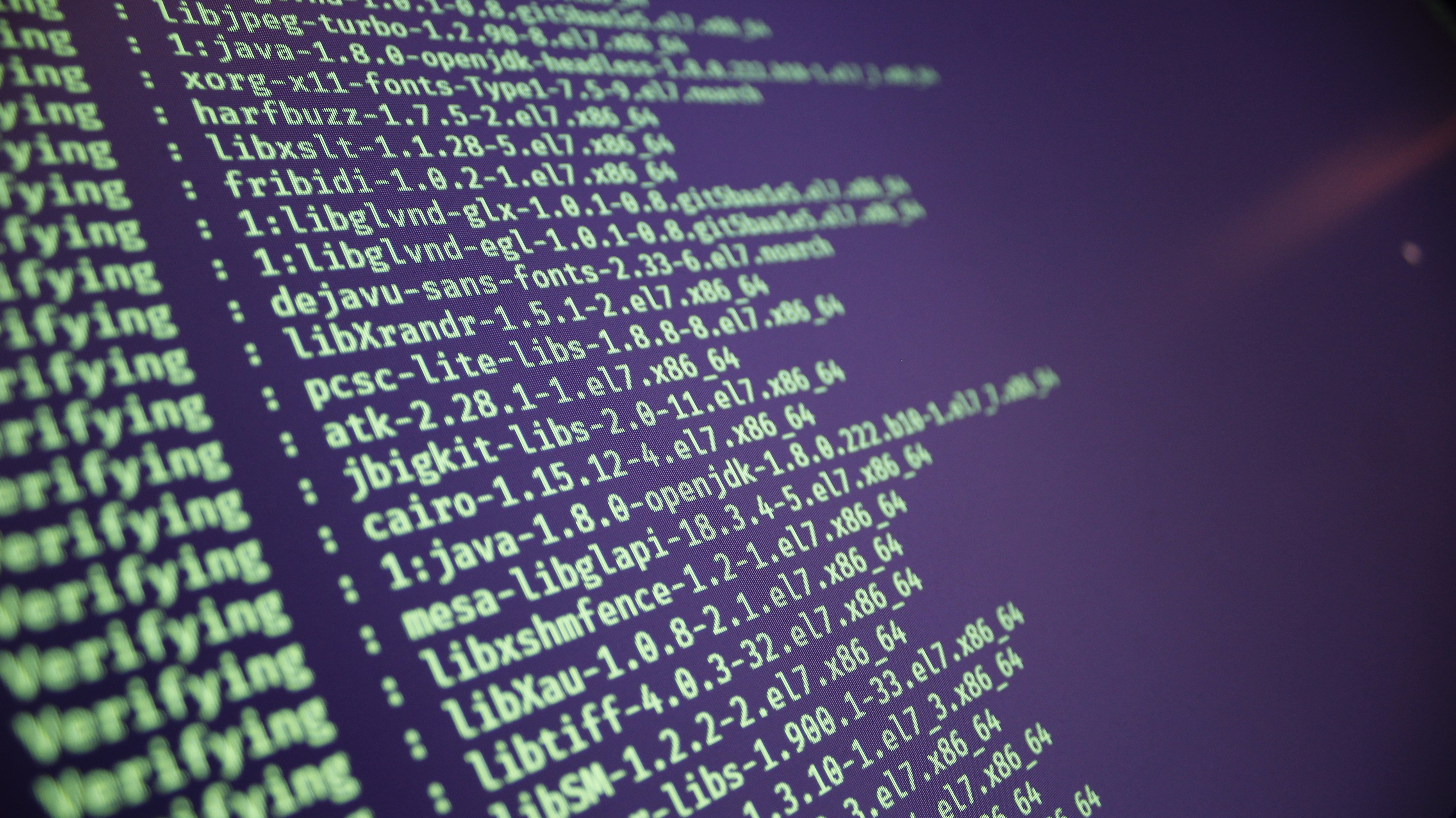 4K, termius, computer, yum, CentOS, network, console Gallery HD Wallpaper