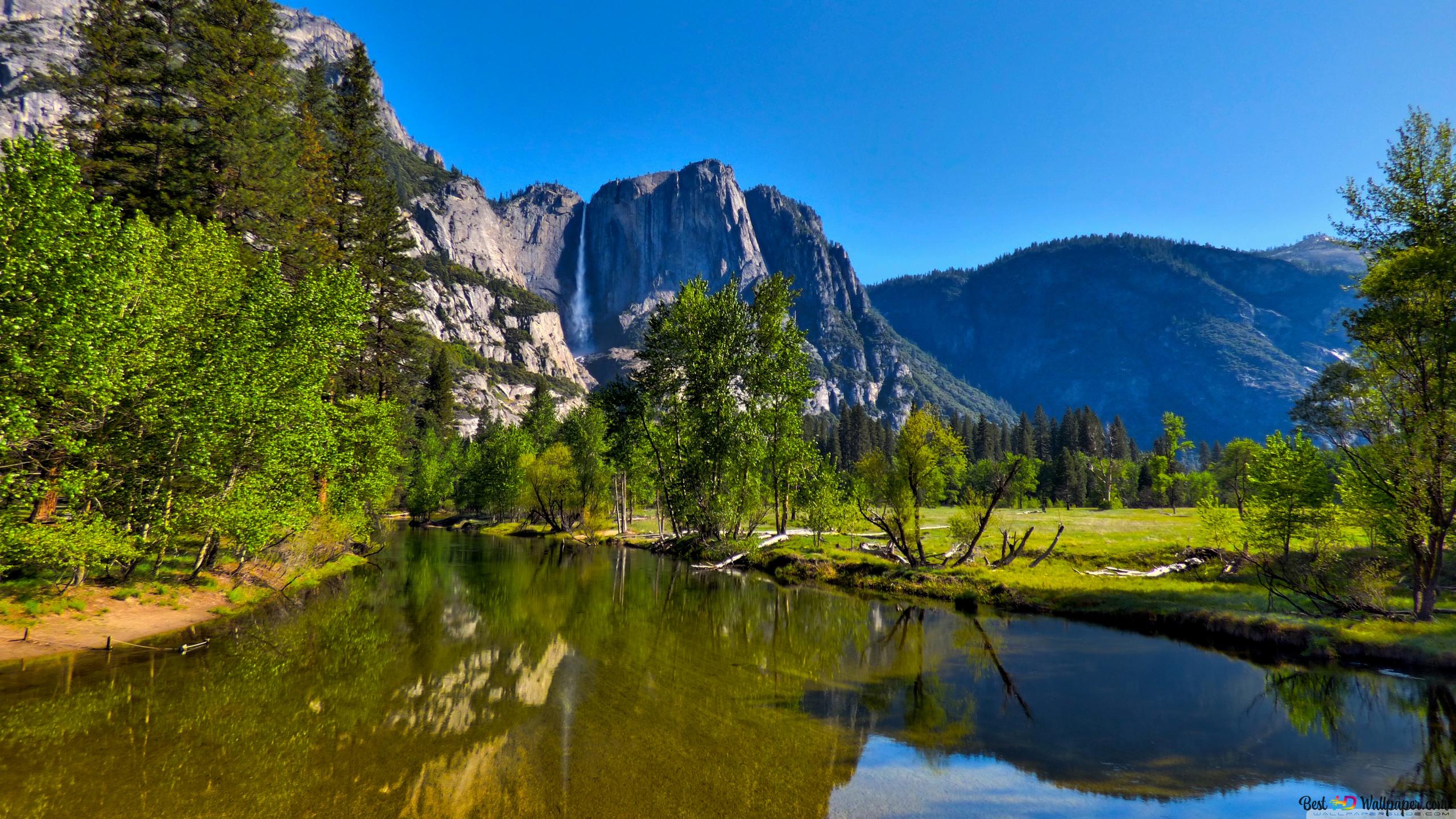 Yosemite national park in california 4K wallpaper download