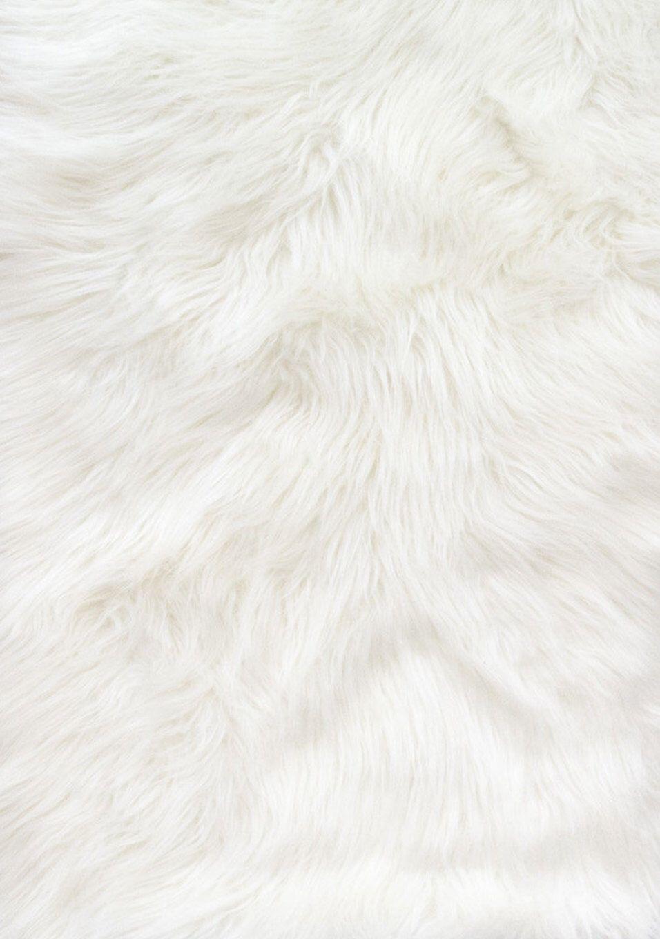 White Fur Wallpaper