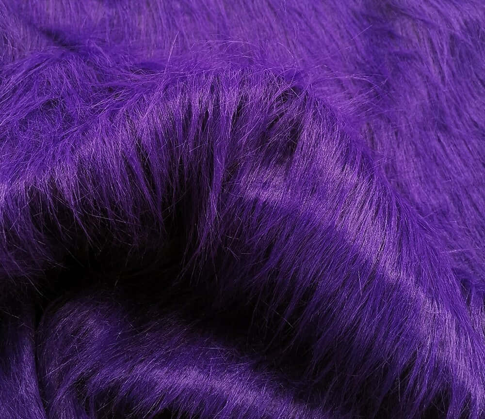 Download Sumptuously Soft and Stylish Purple Faux Fur Wallpaper