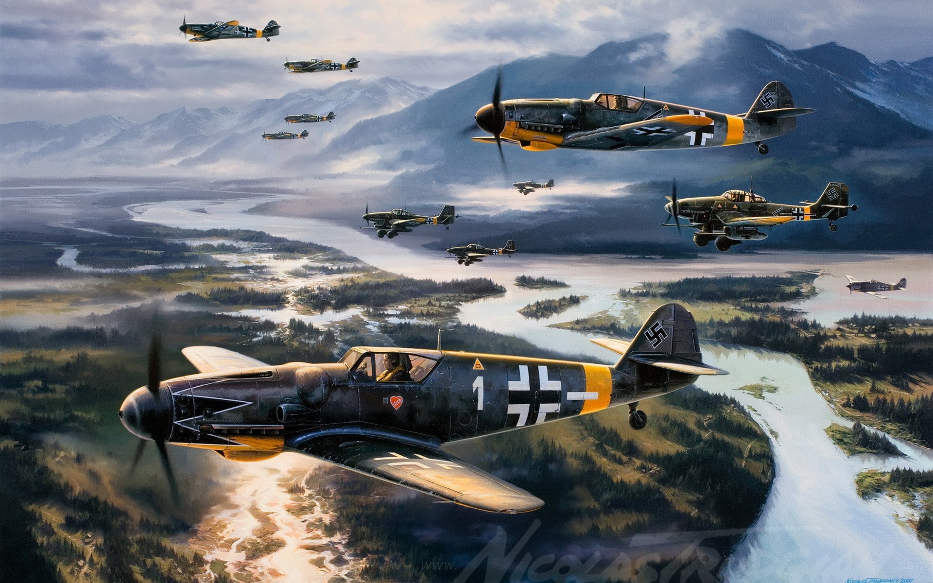 HD WW2 Plane Wallpaper
