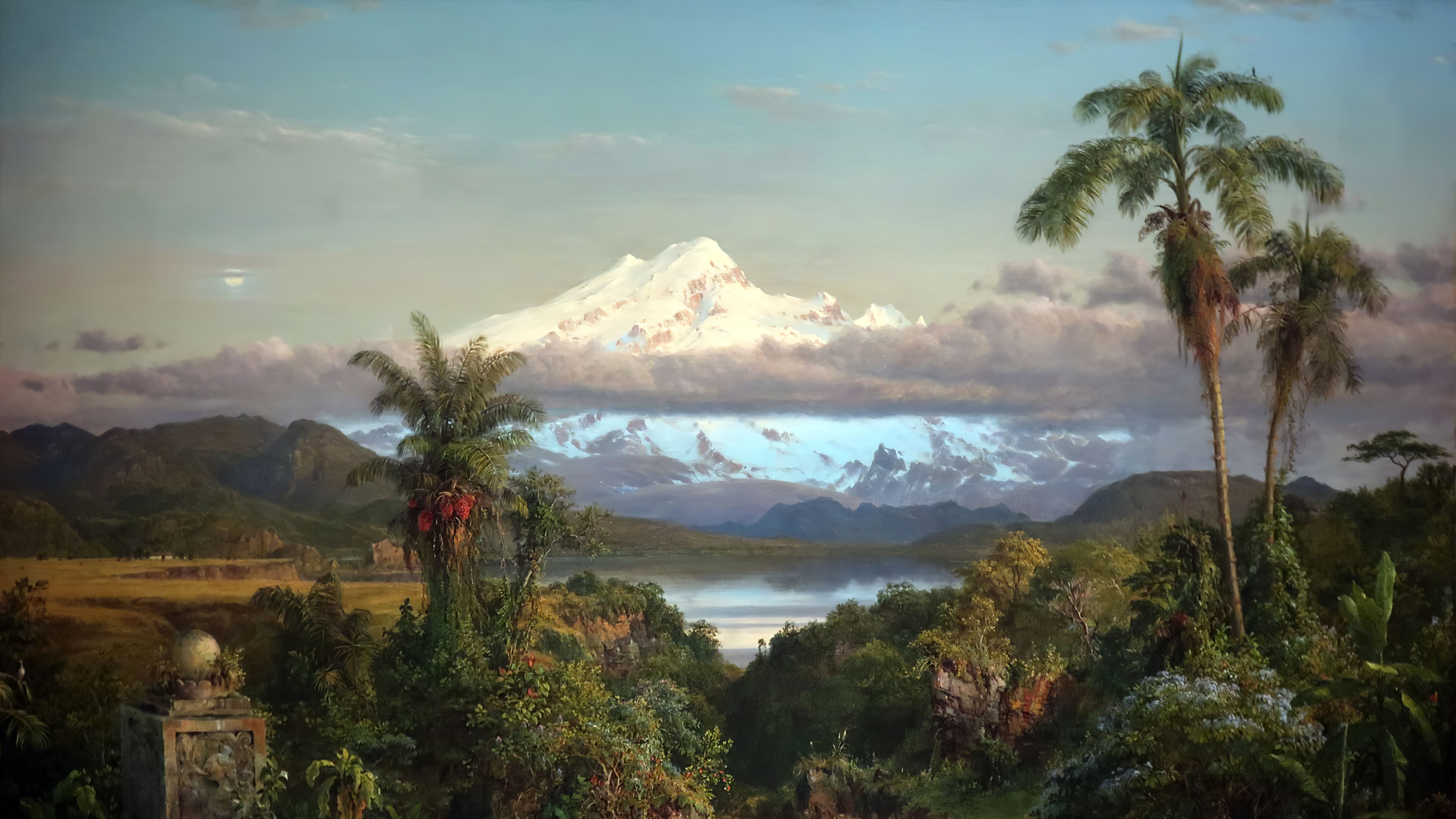 Wallpaper / Frederic Edwin Church, Cayambe, Ecuador, painting, classic art free download