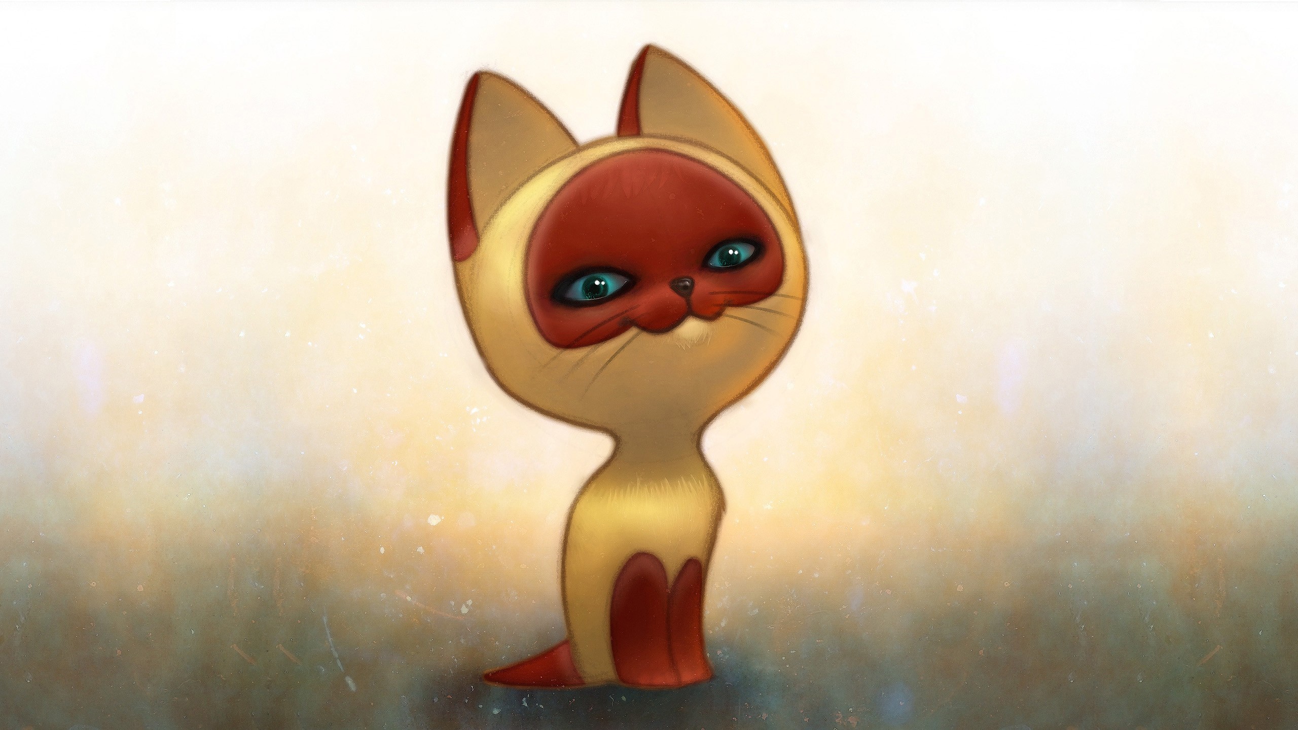 Kitten named woof, Cartoon, Cat, Drawing wallpaper