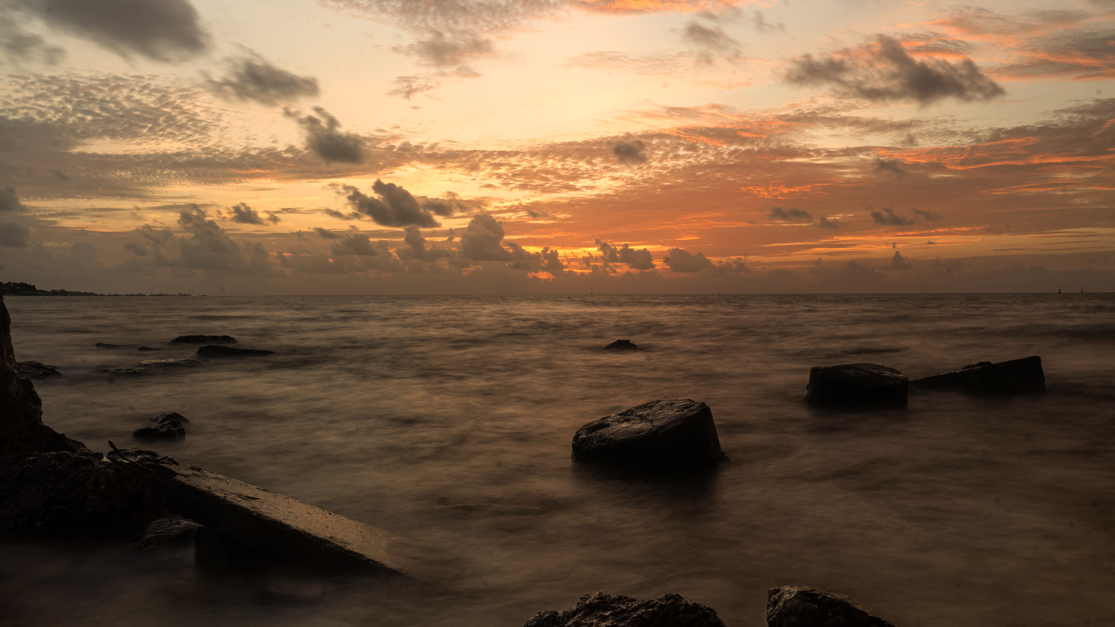 Sunrise Over The Ocean Desktop (Free) Computer Wallpaper & Also In HD