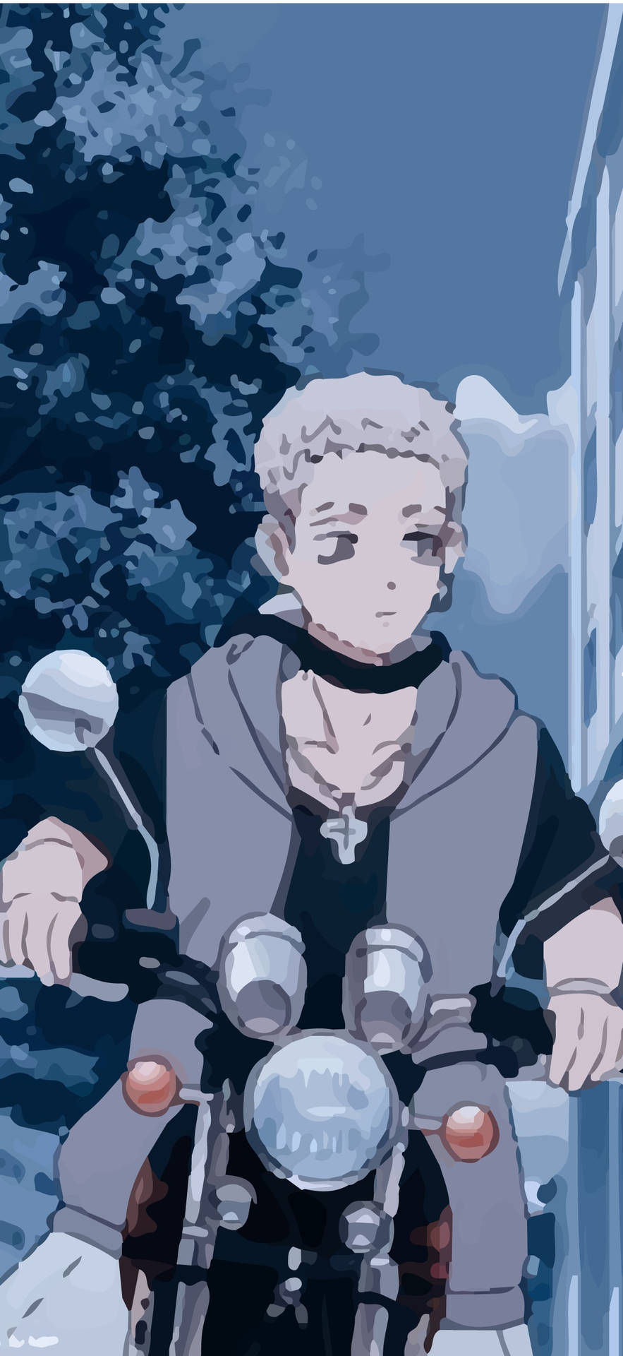 Download Tokyo Revengers iPhone Wallpaper: Mitsuya On Motorcycle Wallpaper