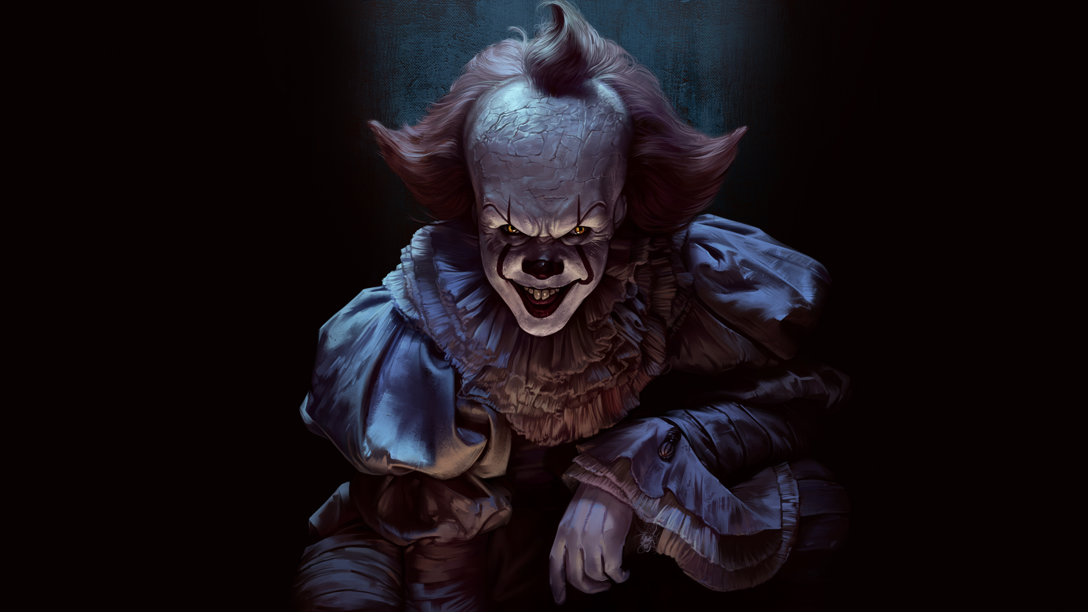 Pennywise Joker 4k 2048x1152 Resolution HD 4k Wallpaper, Image, Background, Photo and Picture