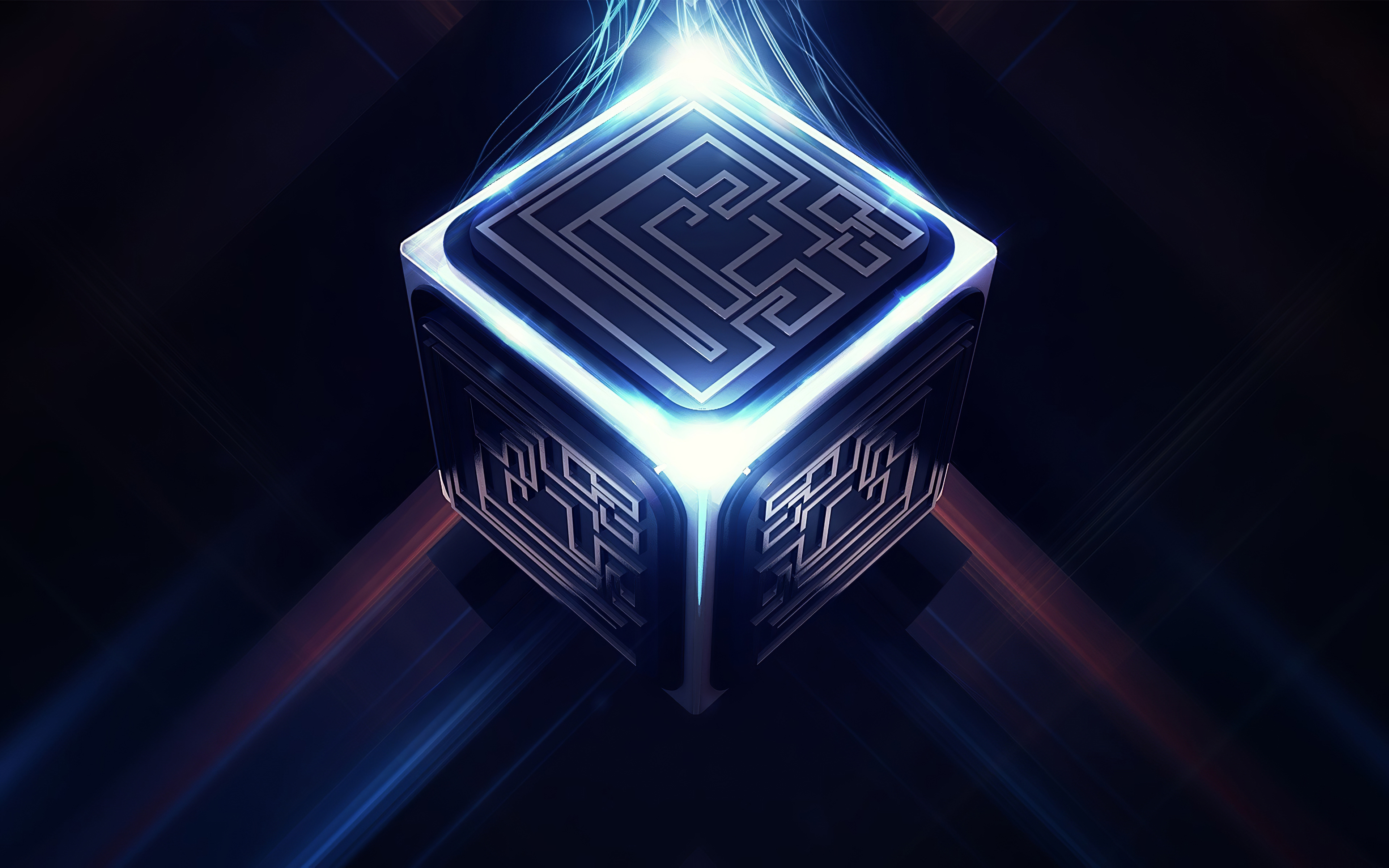 Cube Abstract Energy 4k, HD Abstract, 4k Wallpaper, Image, Background, Photo and Picture