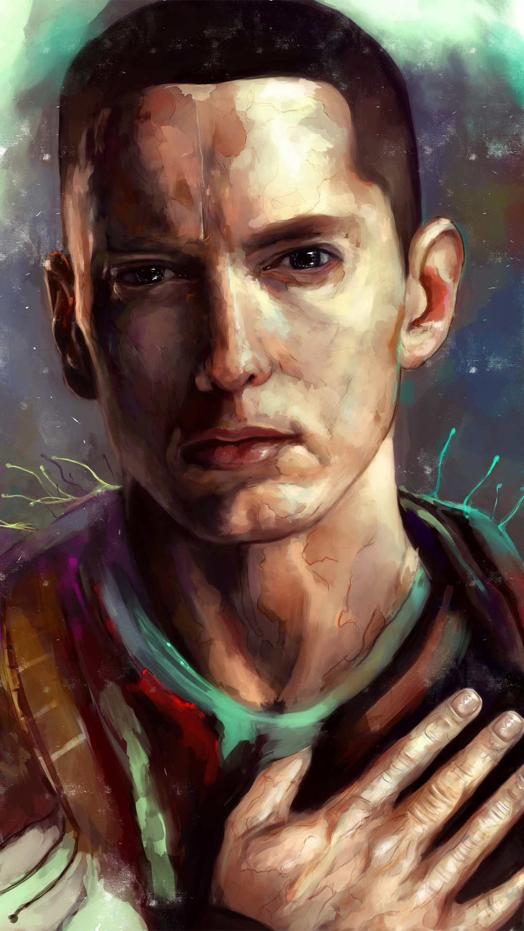 1080x1920 eminem, music, hd, artist, artwork, digital art, hd, behance for iPhone 6, 7, 8 wallpaper