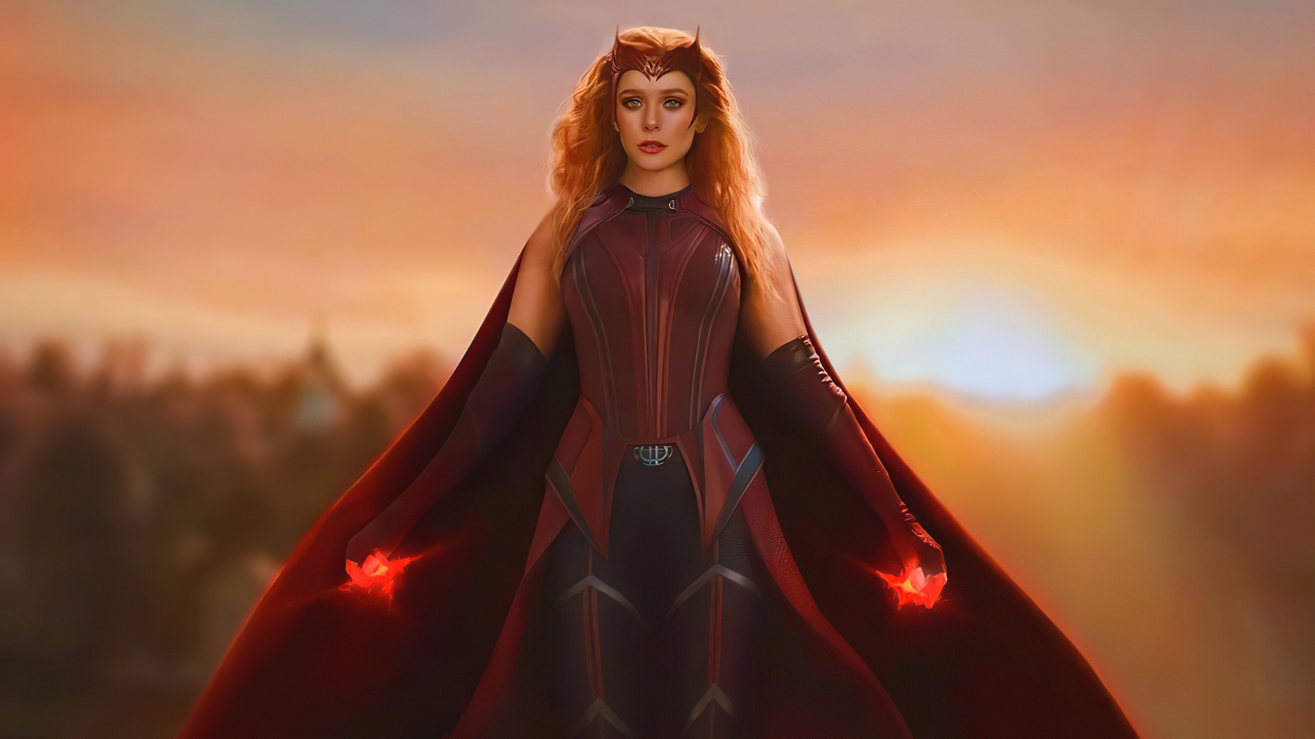 Wallpaper 4k Wanda As Scarlet Witch 4k Wallpaper