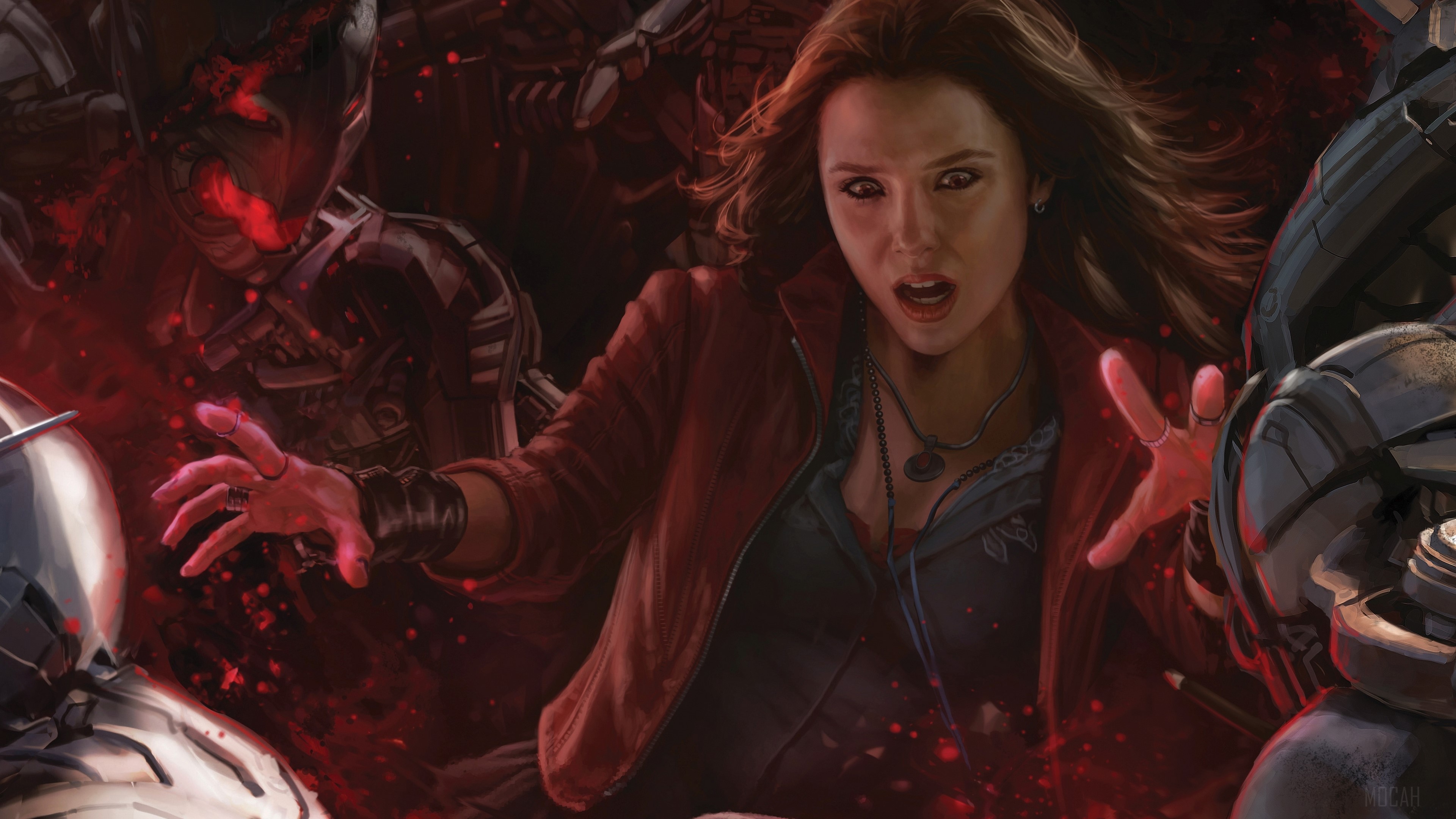 Scarlet Witch HD wallpaper