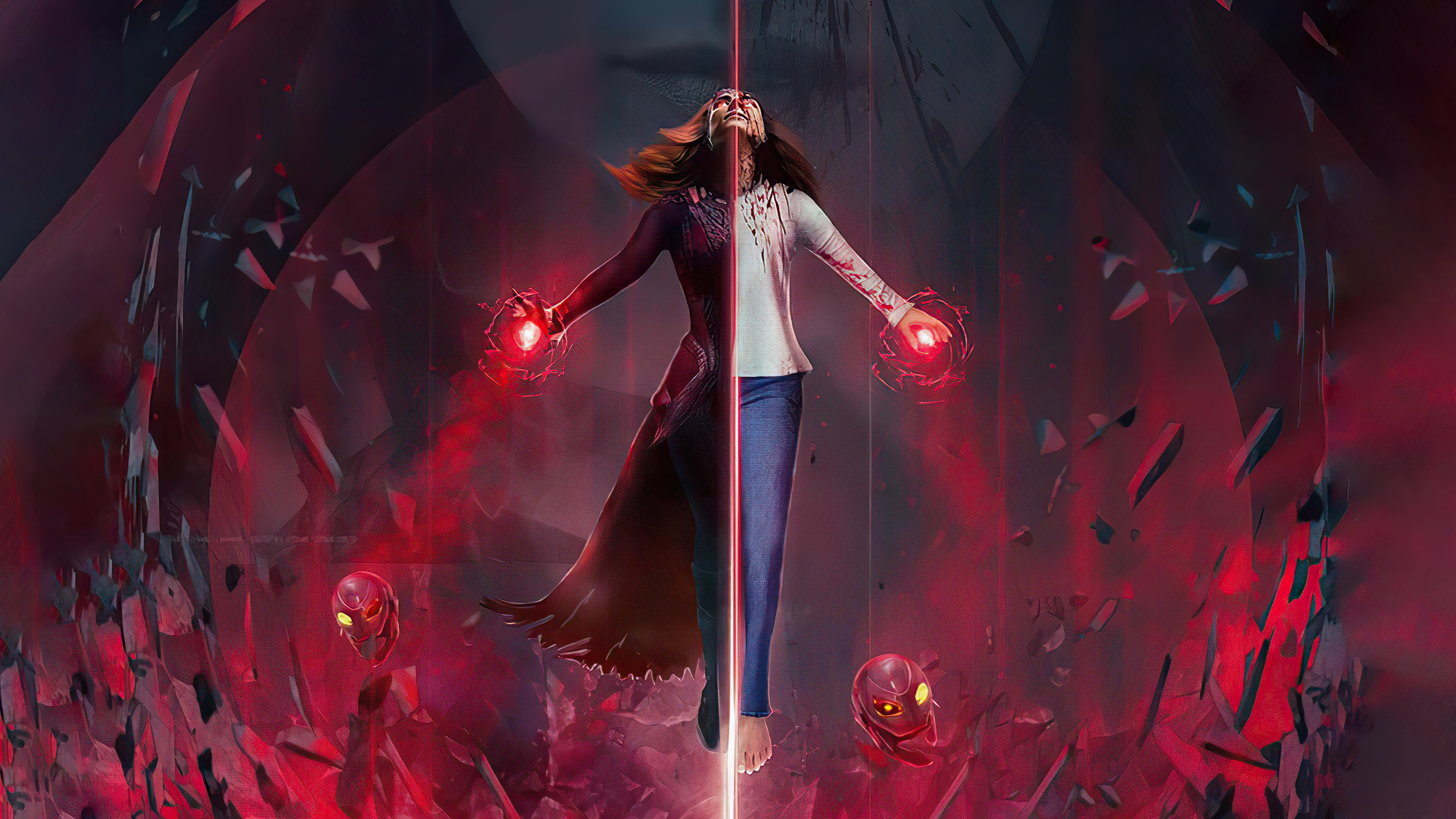 Scarlet Witch Of Mcu Wallpaper, HD