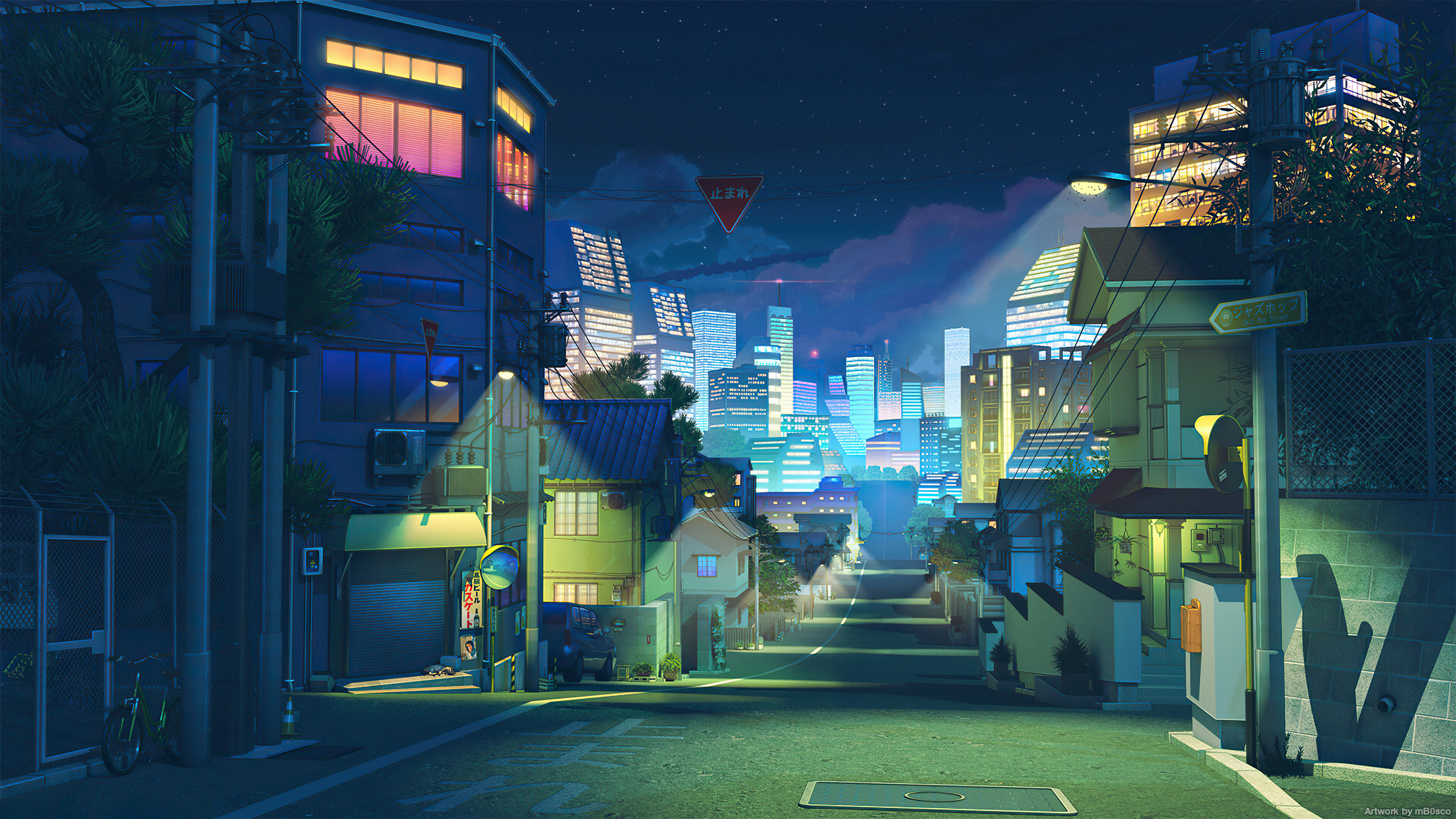 Wallpaper 4k Down The Street Through Osaka 4k Wallpaper