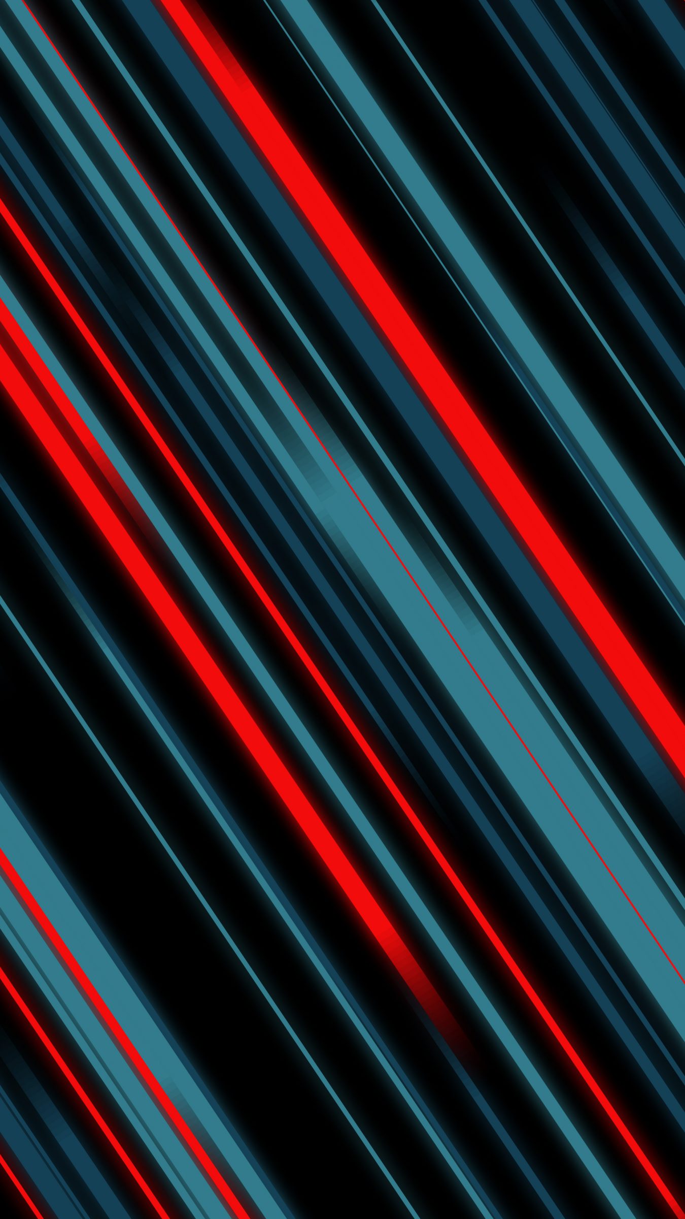 Blue Red 4K Wallpaper