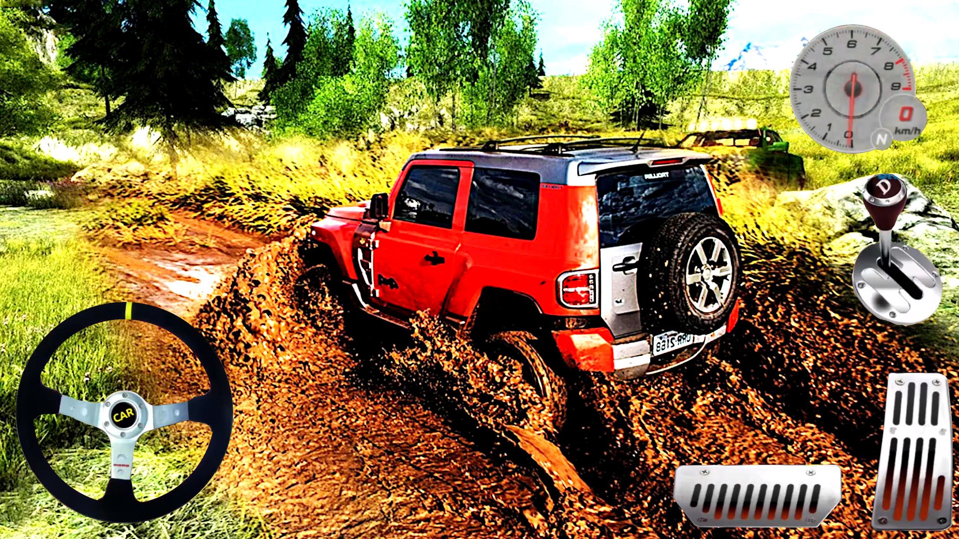 Offroad Jeep Driving Simulator Hammer Hill Climb Racing Mountains. Offroad, Offroad games, Offroad jeep