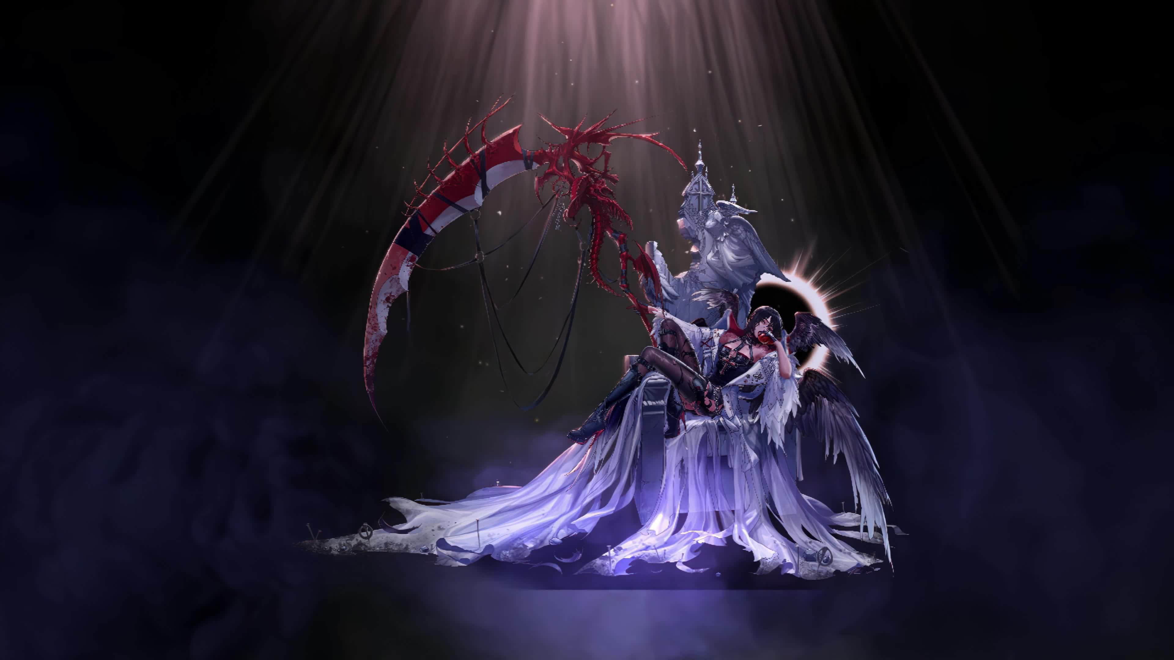 Mistress, Scythe, Wings, Dungeon Fighter Online 4K Live Wallpaperx2160 Gallery HD Live Wallpaper