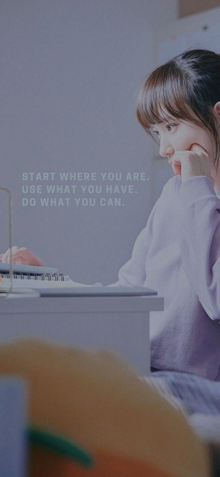 Kdrama study motivation wallpaper