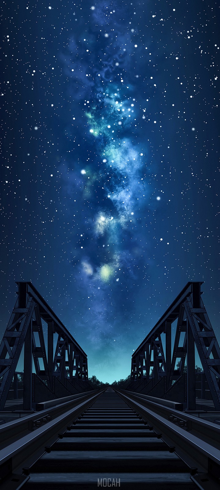 Star, Blue, Night, Light, Darkness, vivo Y20 wallpaper hd, 720x1600 Gallery HD Wallpaper
