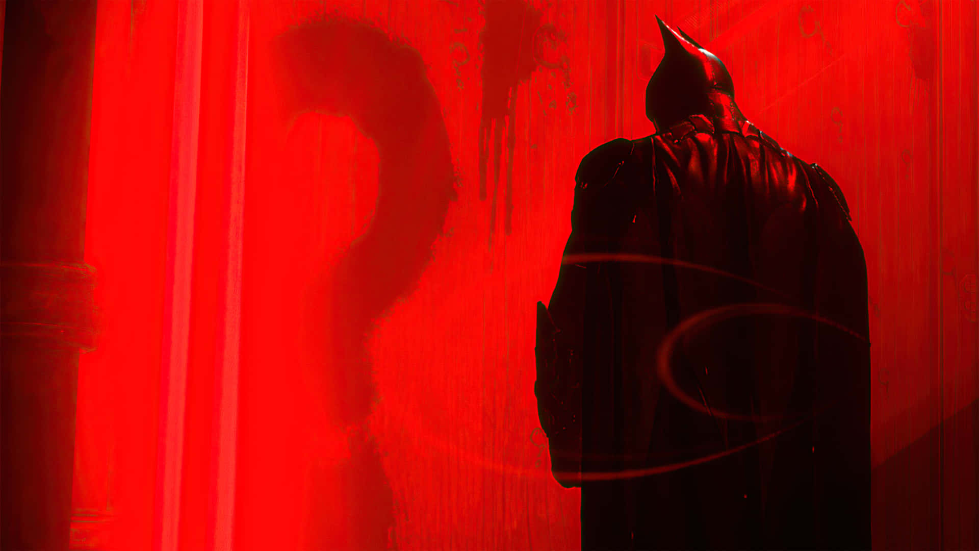 Download Batman Laptop Back View Digital Art Wallpaper