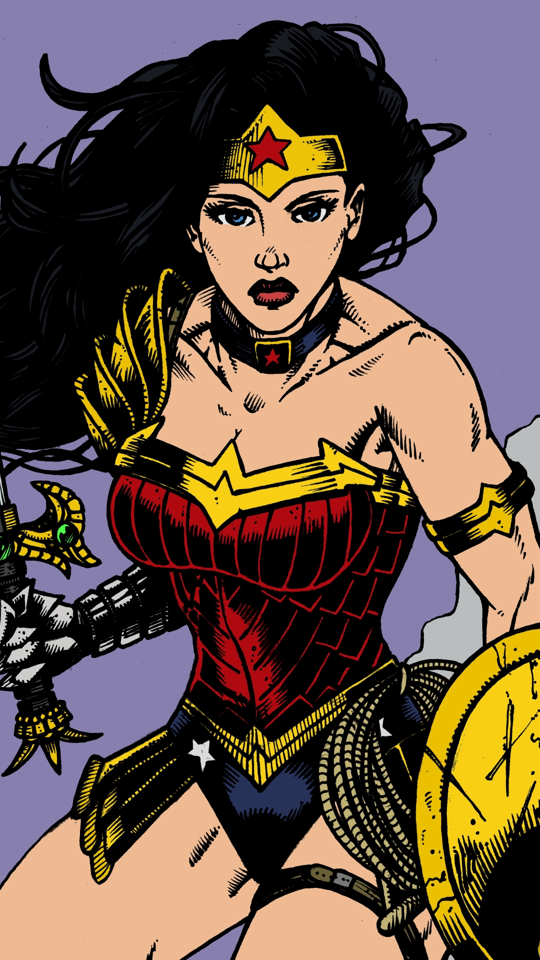 Wonder Woman Phone Wallpaper