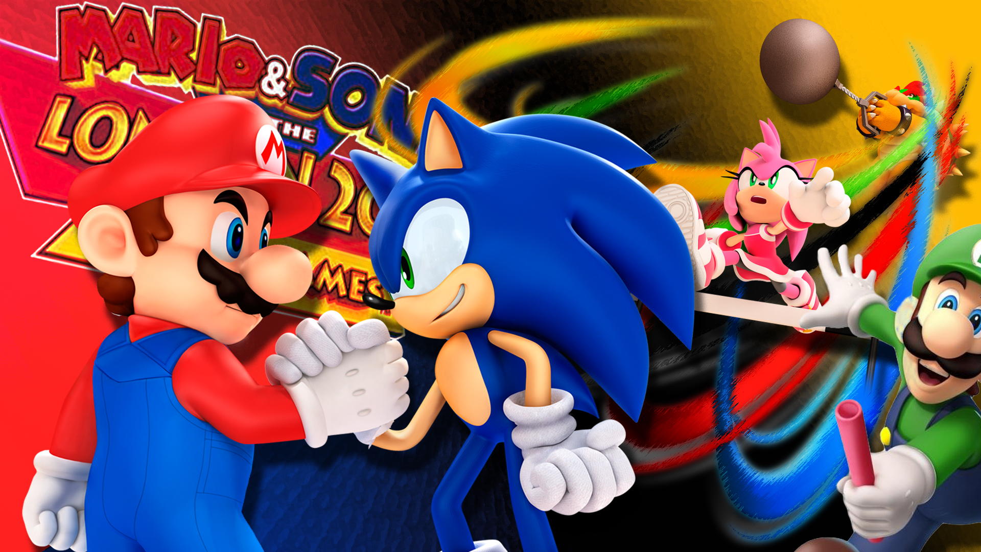 Mario & Sonic at the London 2012 Olympic Games HD Wallpaper and Background