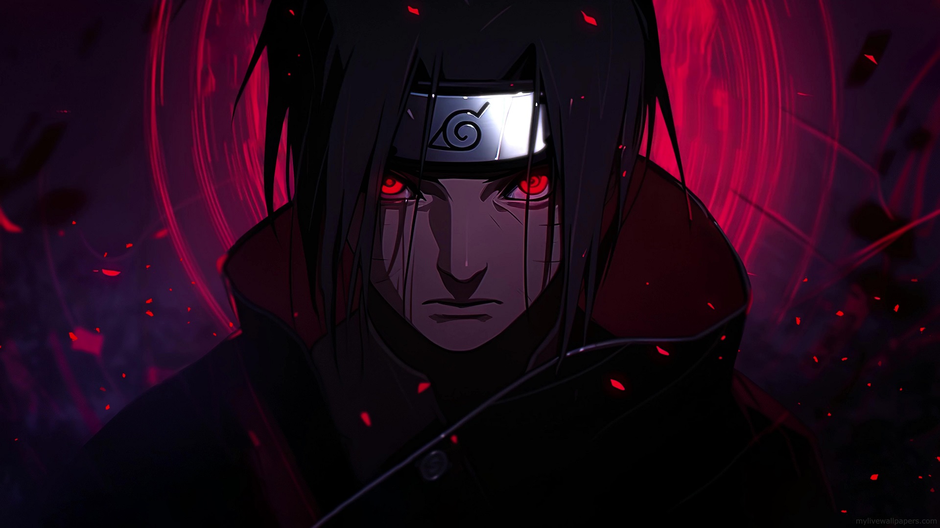 Uchiha Itachi Akatsuki Live Wallpaper