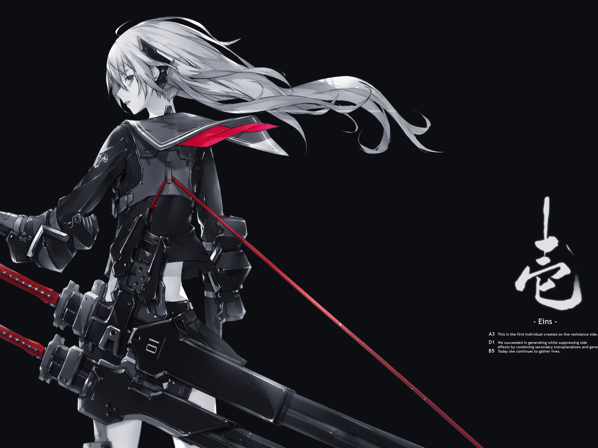 Wallpaper 4k Katana Anime Girl 4K Wallpaper