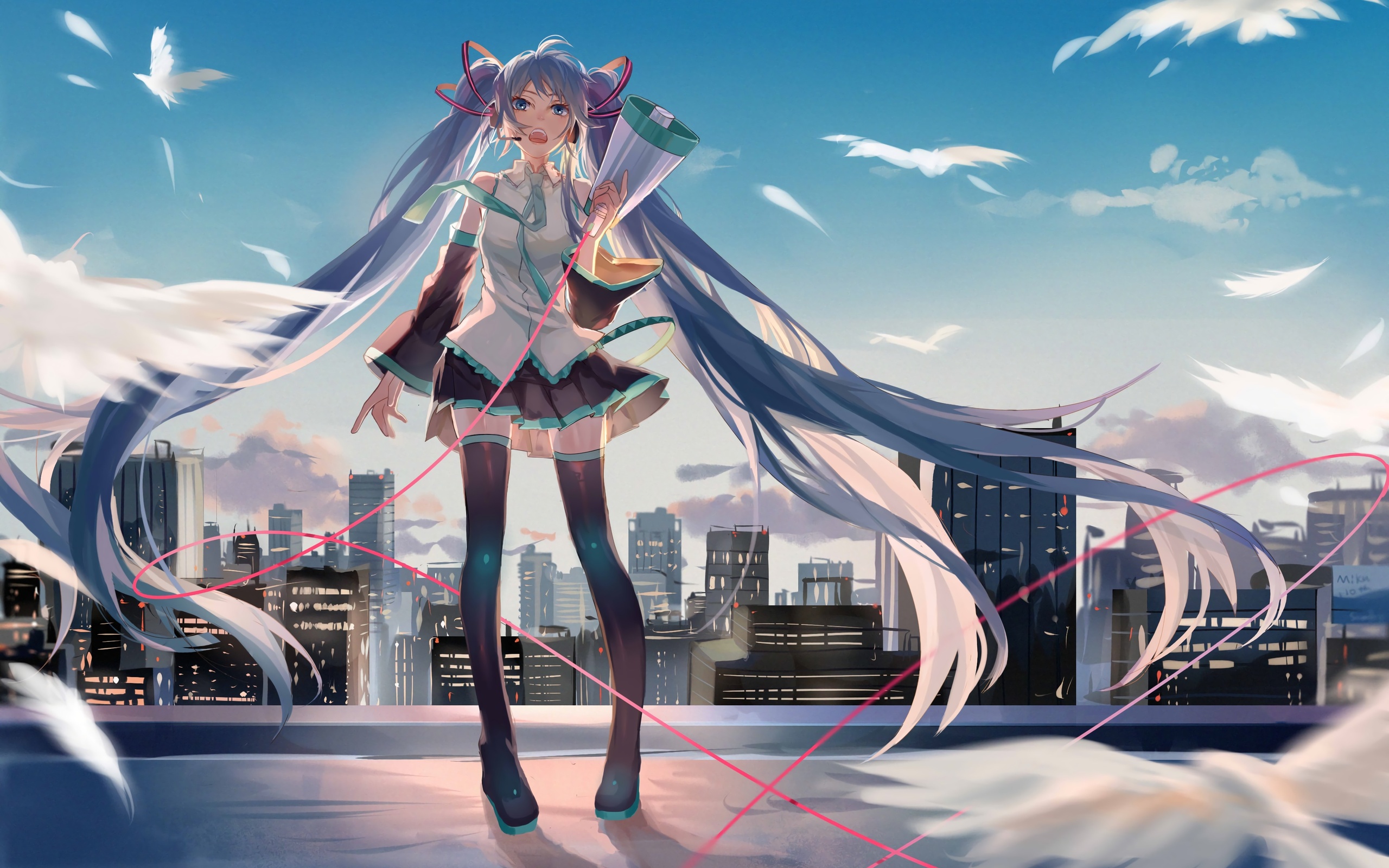 Vocaloid Hatsune Miku Anime 4k 2560x1600 Resolution HD 4k Wallpaper, Image, Background, Photo and Picture