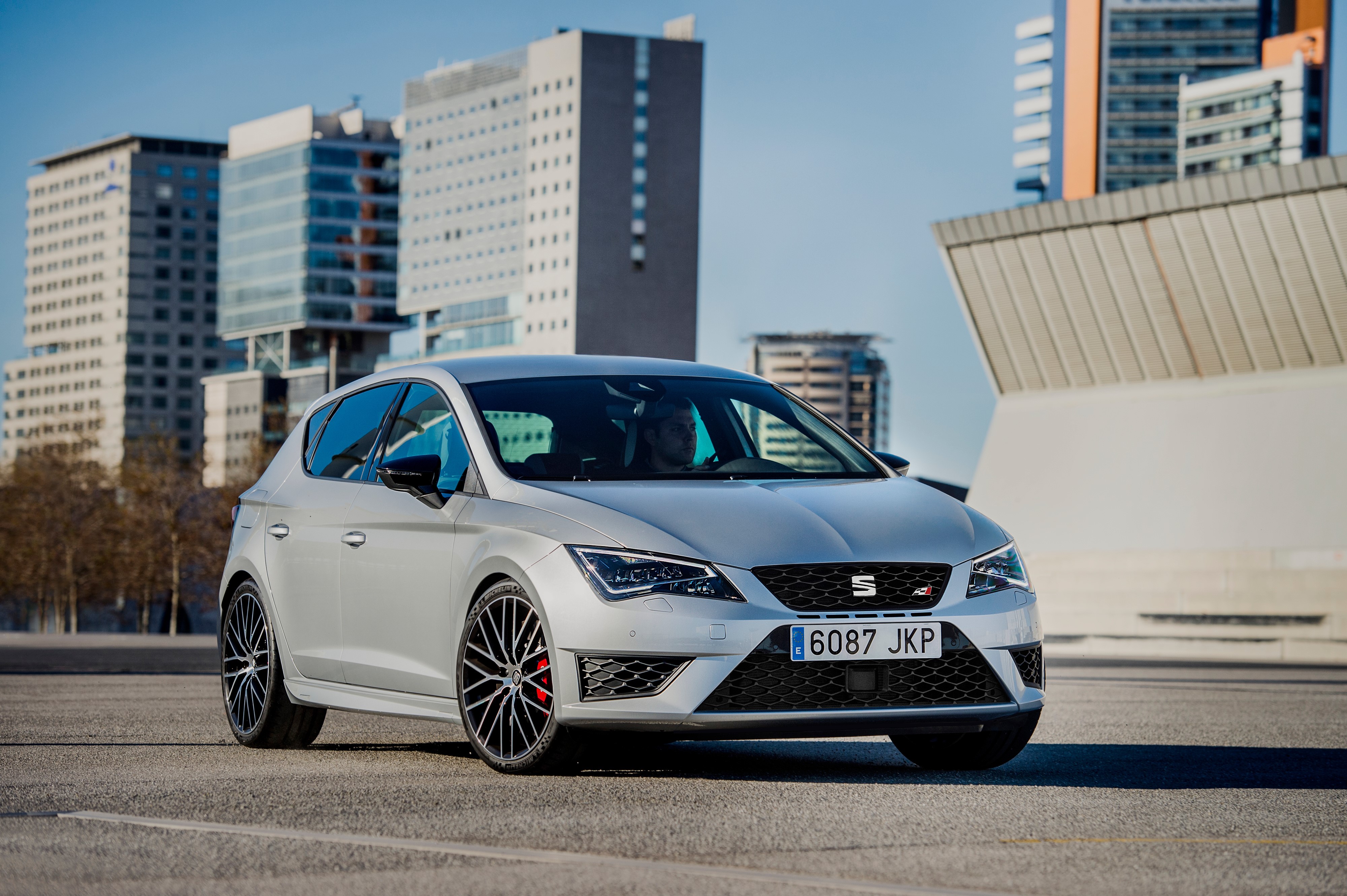 4K, Leon Cupra 290 Worldwide, 5F hatchback, Seat, Silver color, Metallic Gallery HD Wallpaper