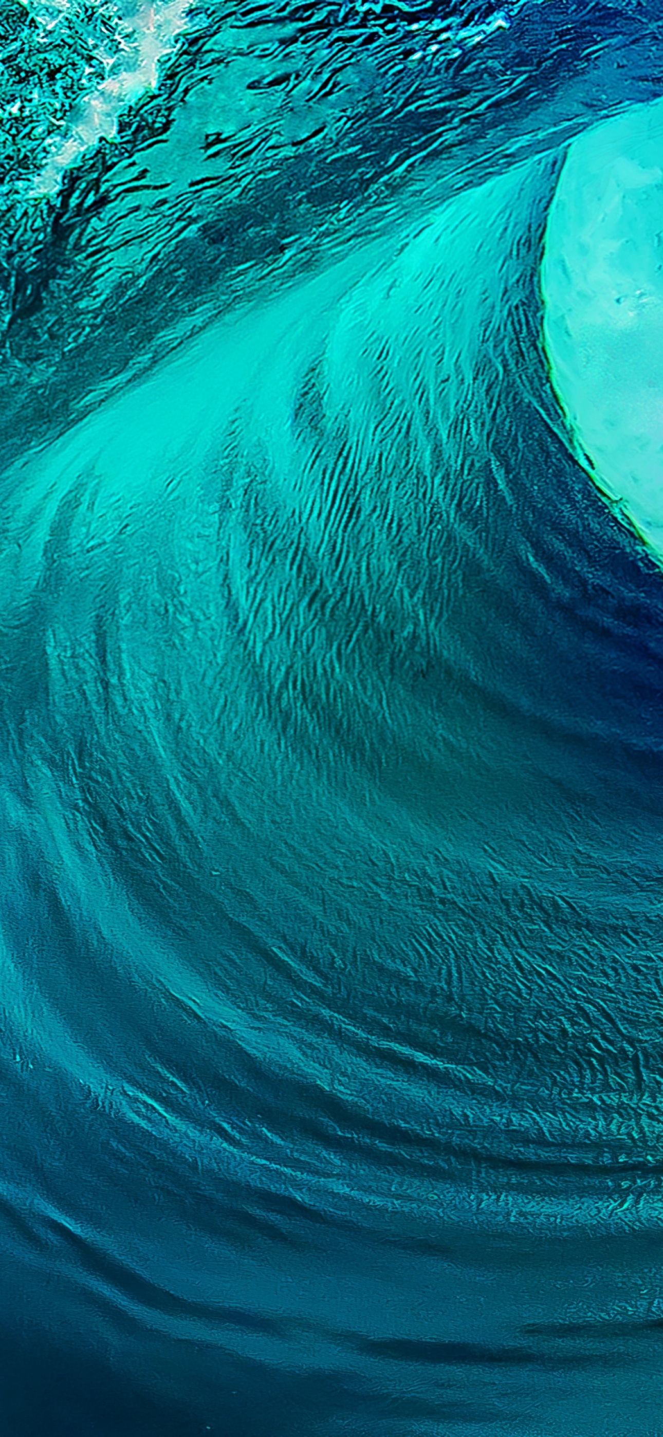 Ocean Waves Wallpaper 4K, Stock, Vivo NEX, Android 10