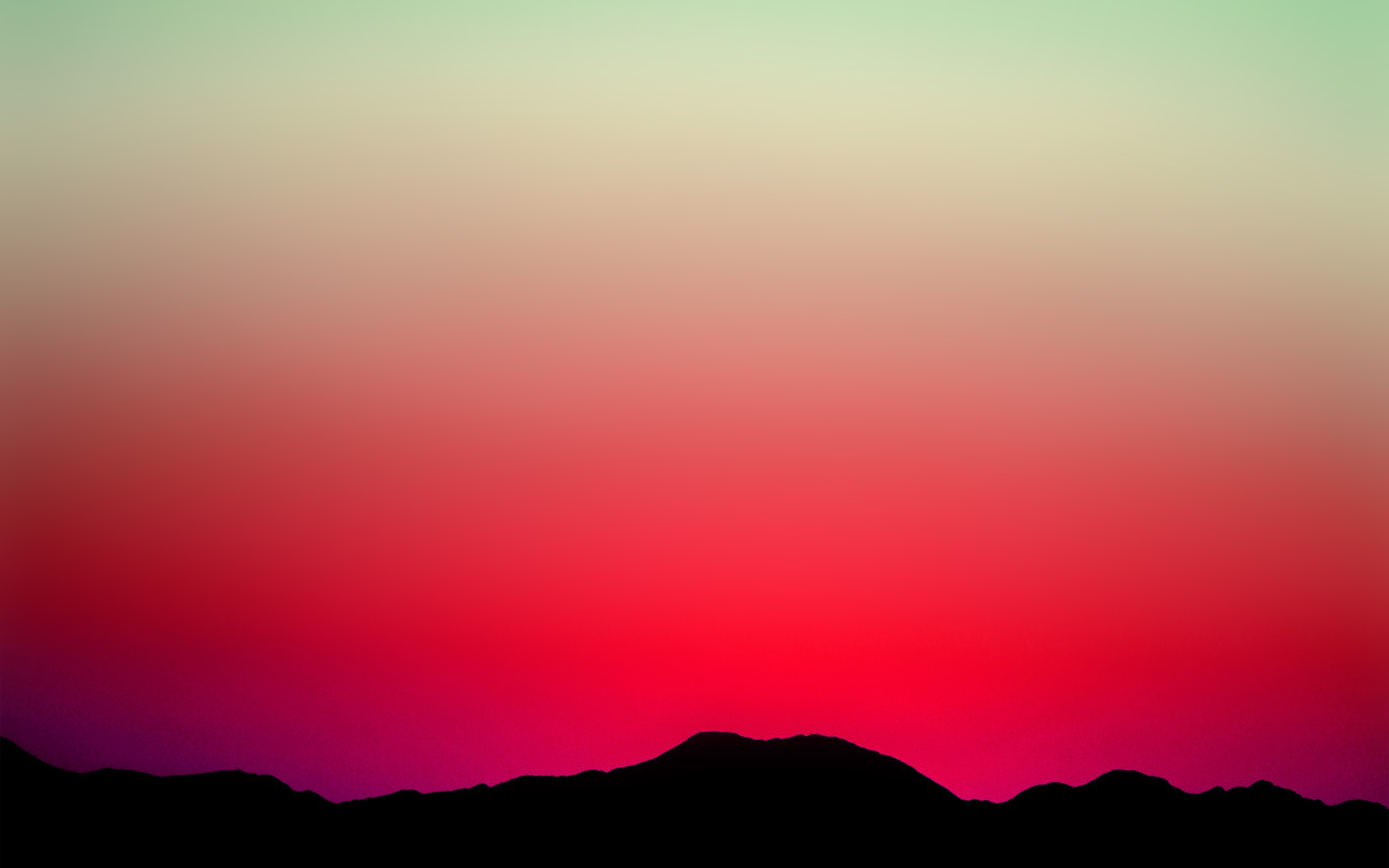 wallpaper for desktop, laptop. sunset sky minimal nature red green