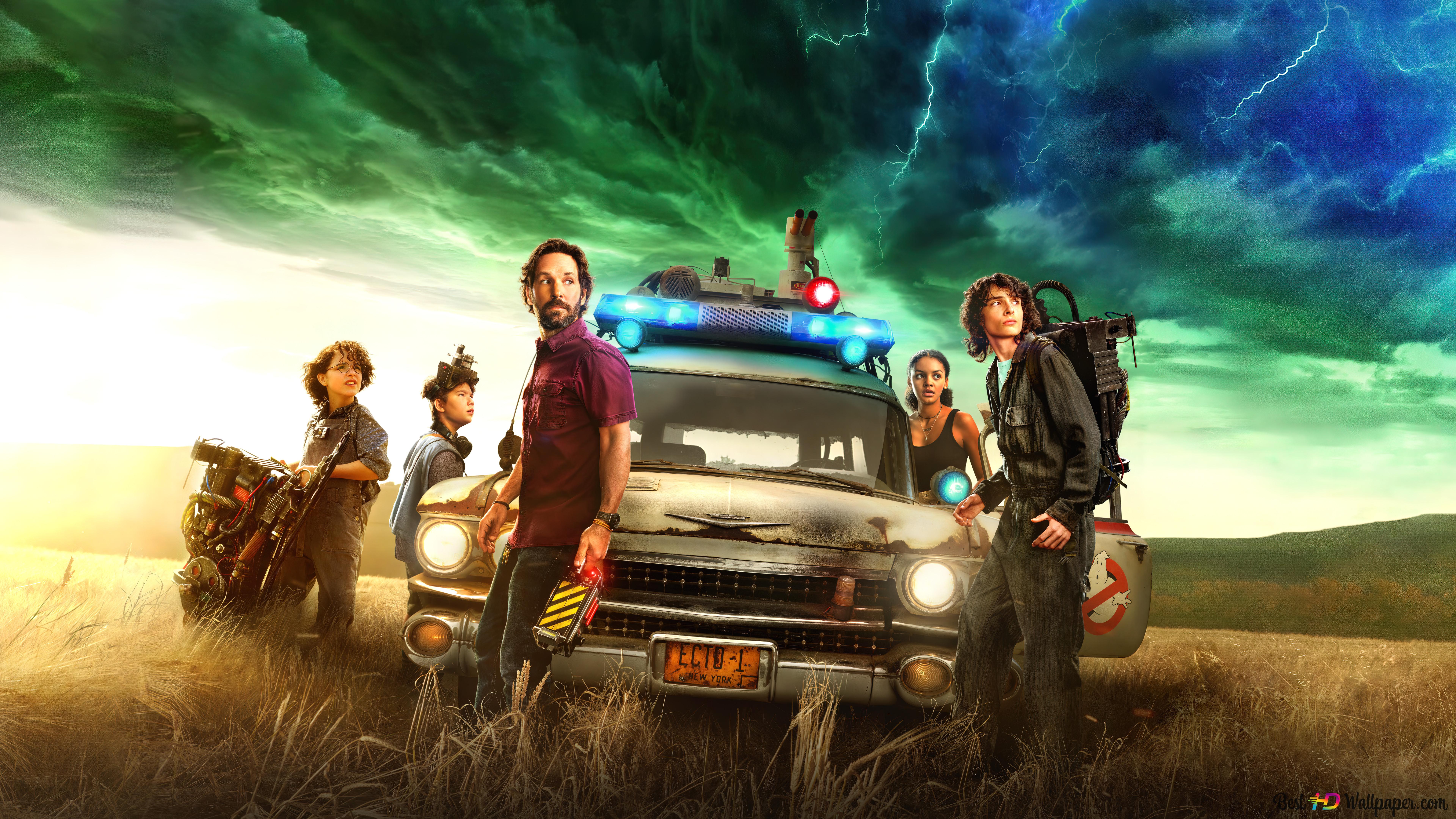 Ghostbusters: Afterlife Cast Characters 8K wallpaper download