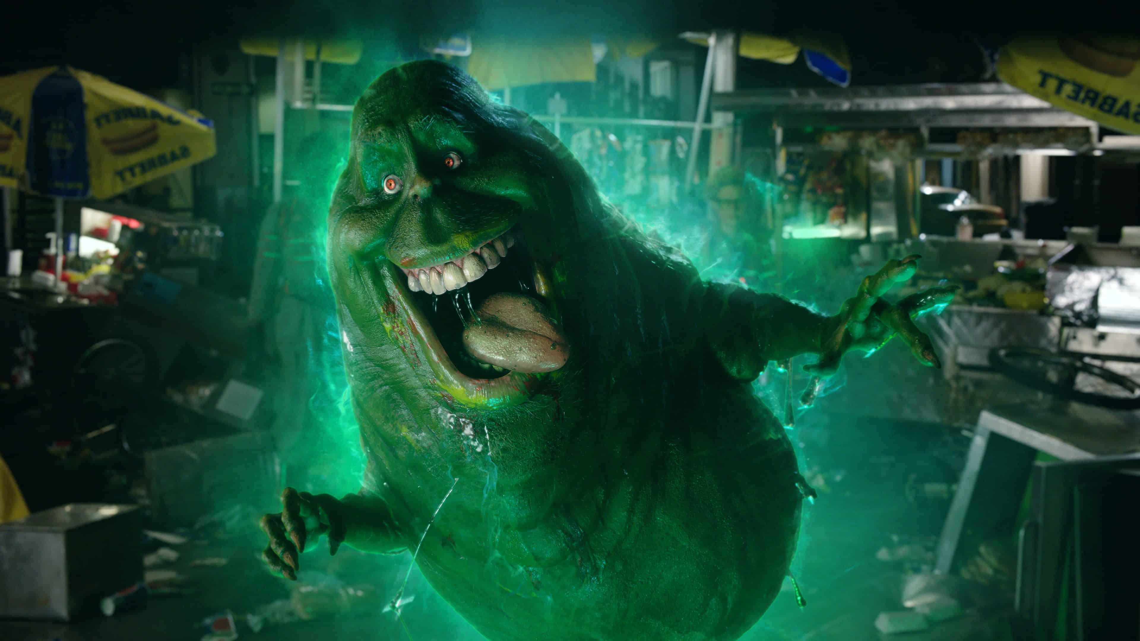Ghostbusters Slimer UHD 4K Wallpaper