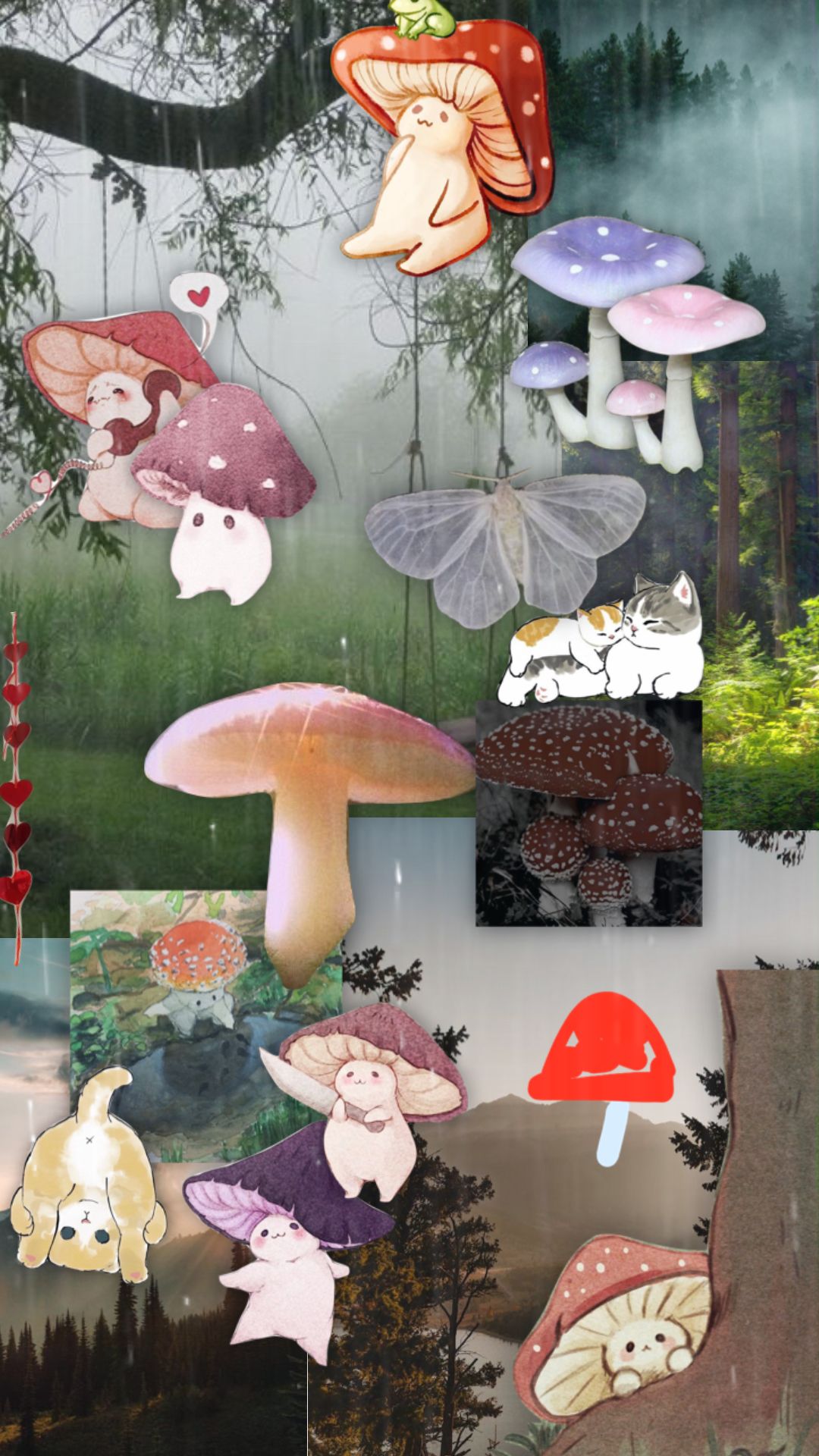 Mushroom Collage Wallpapers - Wallpaper Cave