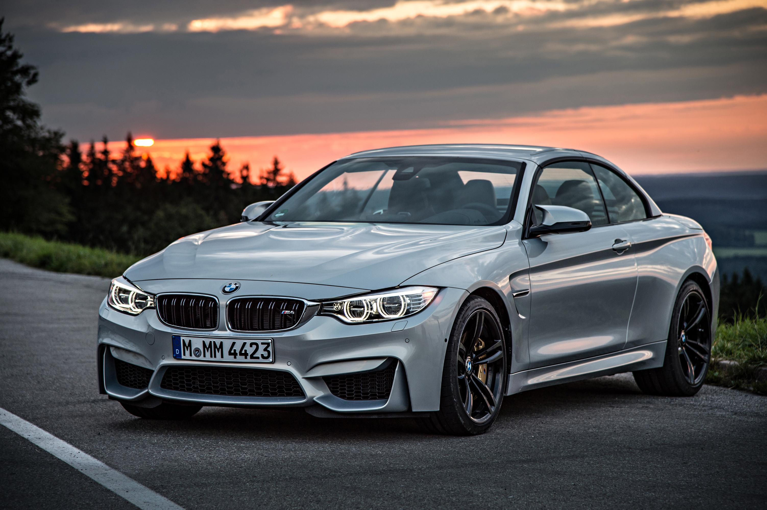 Photo BMW 2014 M4 F32 convertible Silver color auto 3005x2000