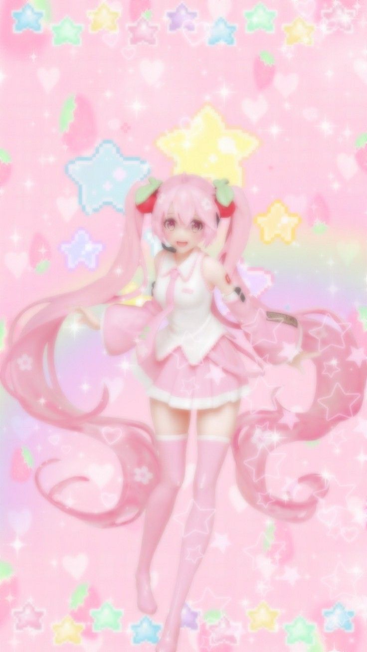 Free download sakura miku wallpaper Pink wallpaper anime Hello kitty [736x1308] for your Desktop, Mobile & Tablet. Explore Sakura Hatsune Miku Wallpaper. Miku Hatsune Wallpaper, Hatsune Miku Wallpaper, Hatsune Miku Background