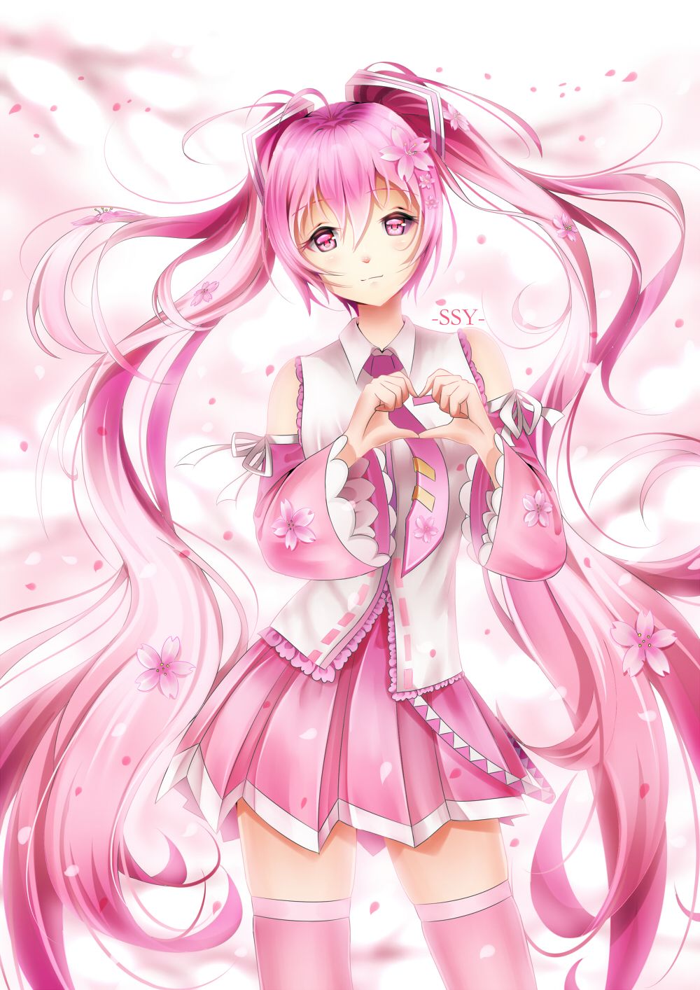 Pink Miku Wallpaper
