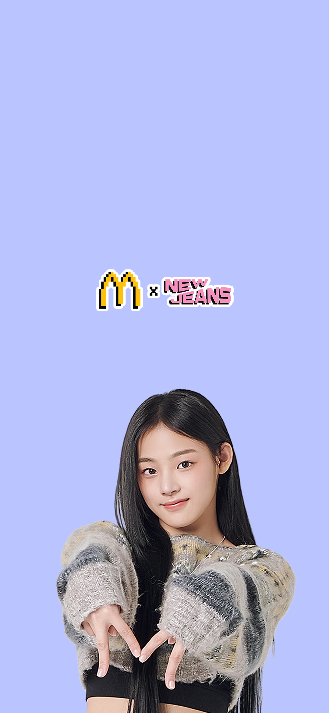 McDonald's korea just released the new jeans mingames and picture on their mcdonalds app